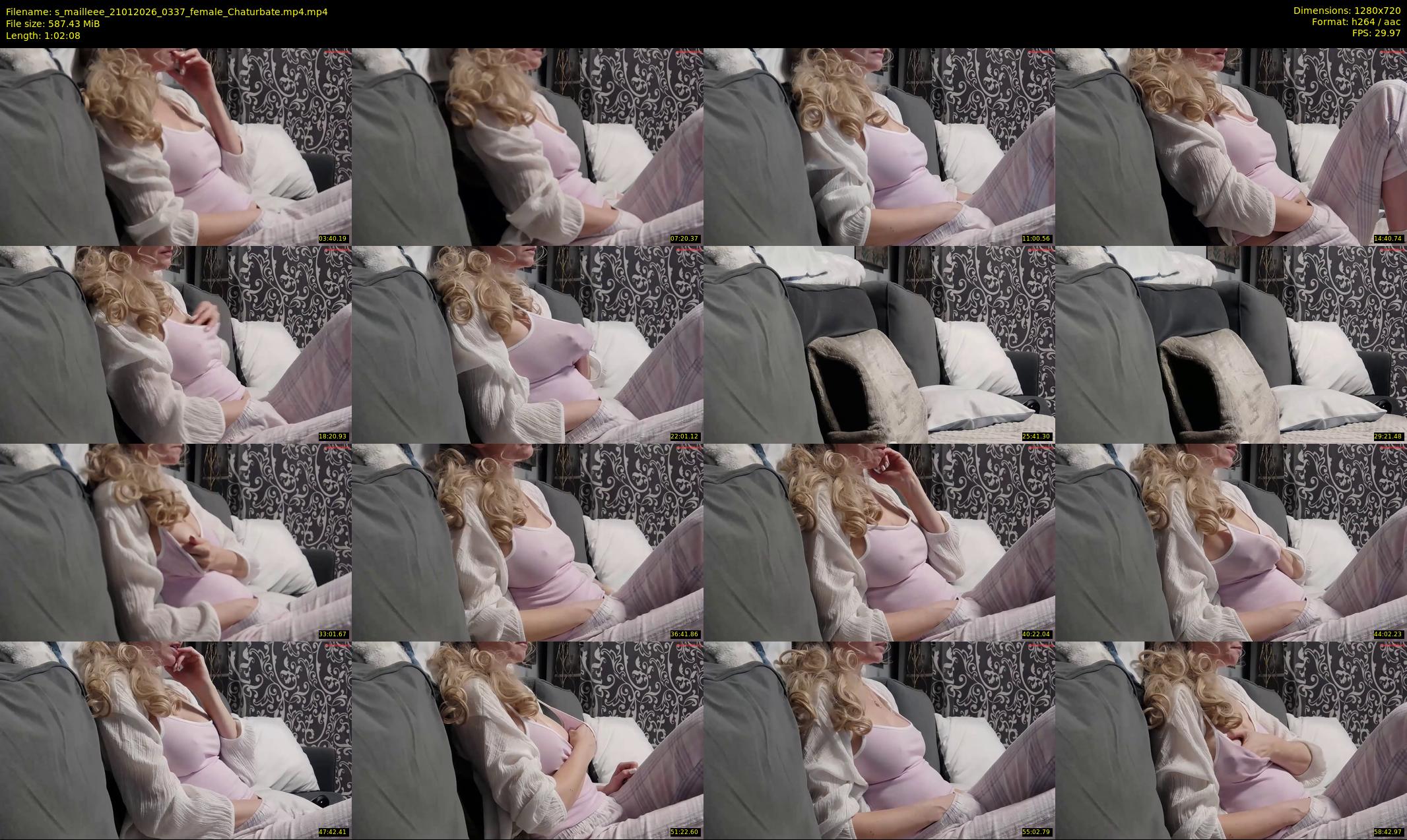 s_mailleee — 63 minute Chaturbate female cam show recording, 720p, Jan 21, 2026