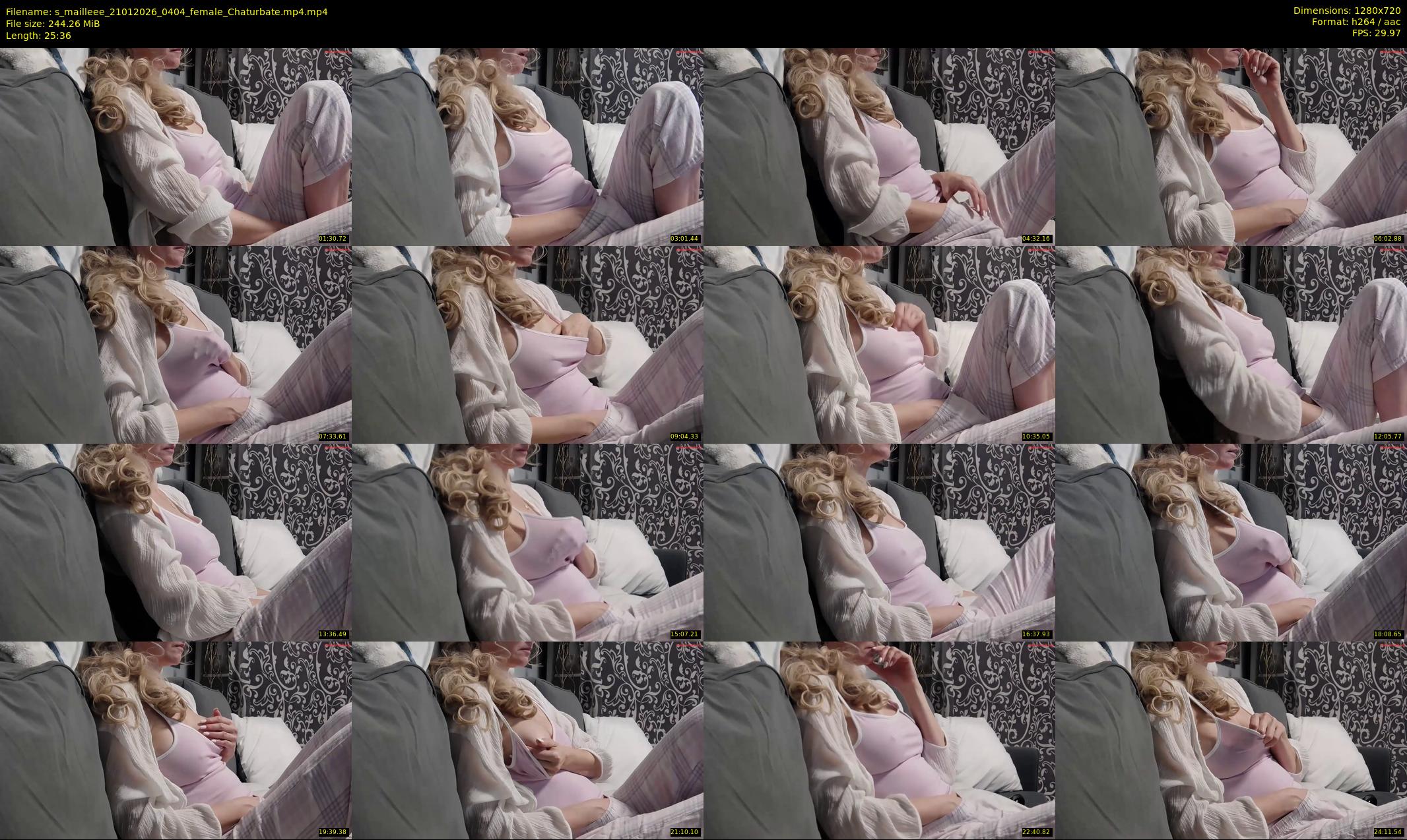 s_mailleee — 26 minute Chaturbate female cam show recording, 720p, Jan 21, 2026