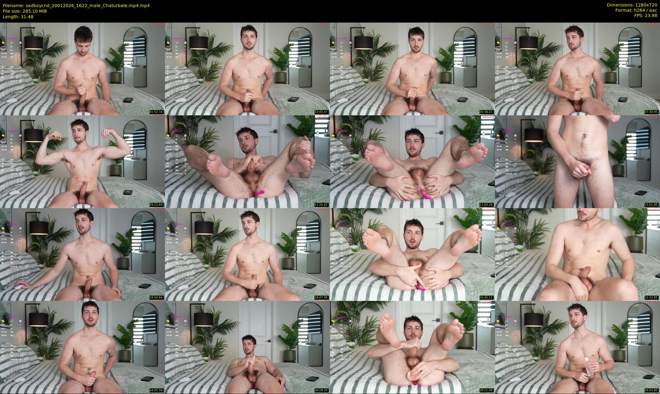 sadboycnd — 32 minute Chaturbate male cam show recording, 720p, Jan 20, 2026