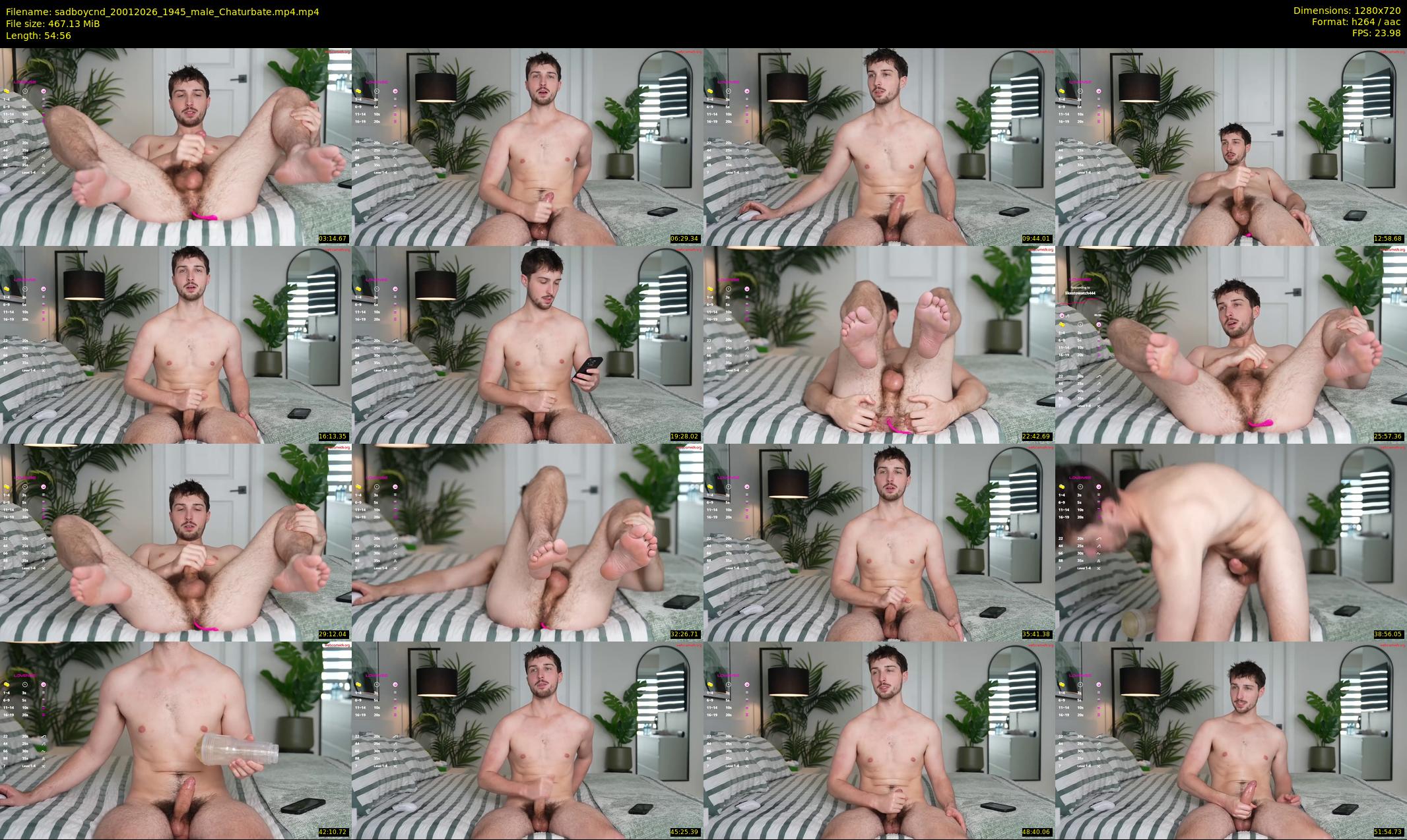 sadboycnd — 55 minute Chaturbate male cam show recording, 720p, Jan 20, 2026