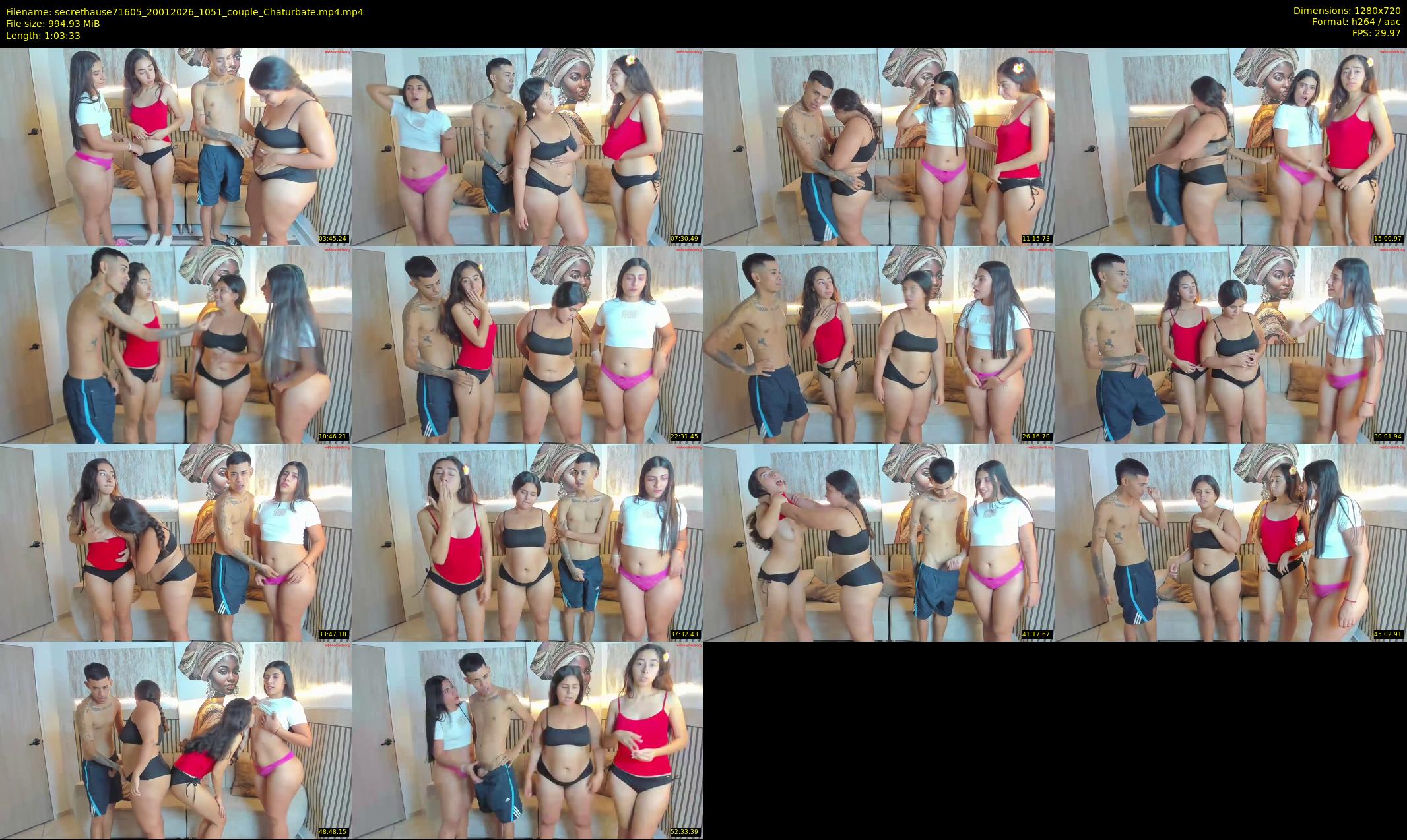 secrethause71605 — 64 minute Chaturbate couple cam show recording, 720p, Jan 20, 2026