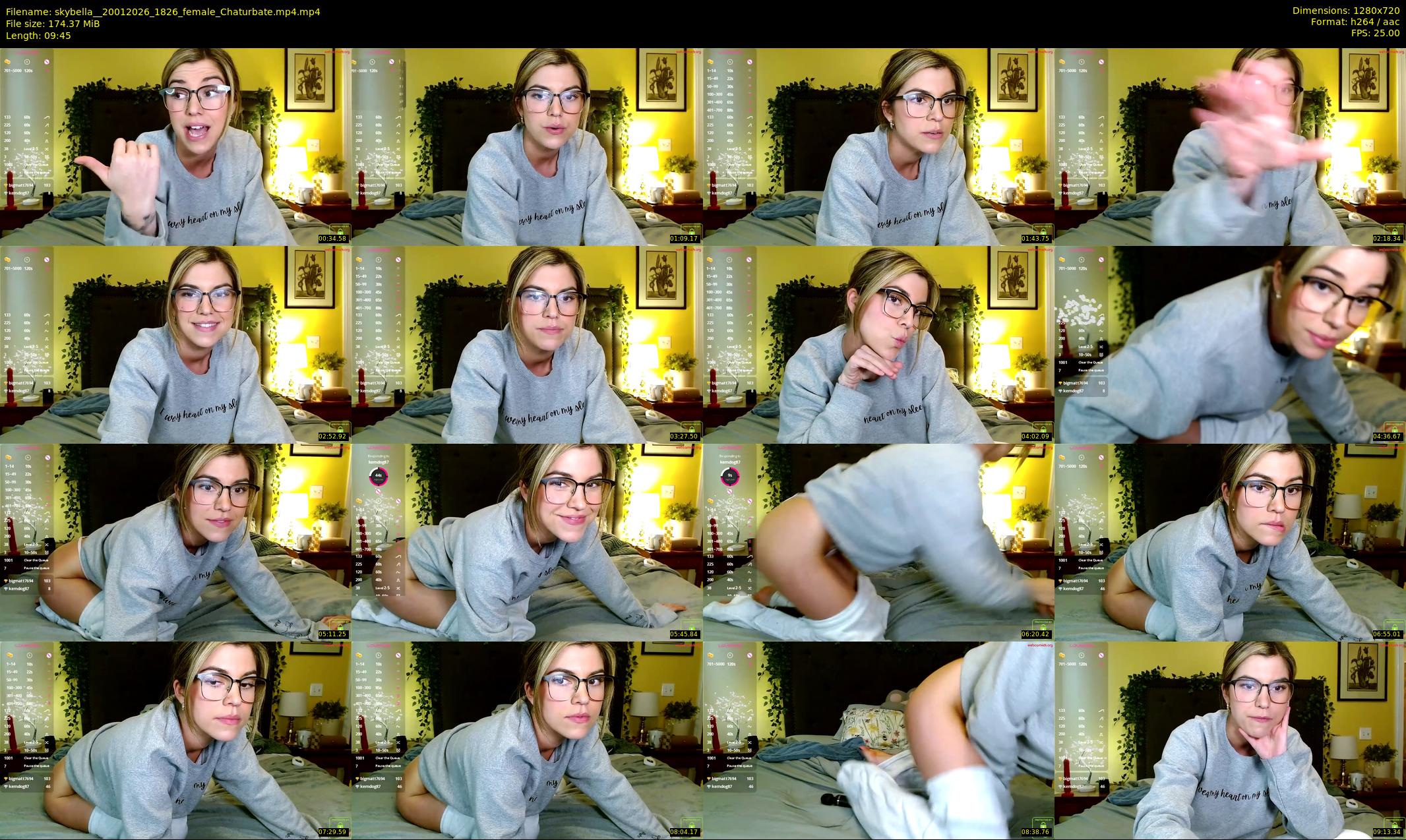 skybella_ — 10 minute Chaturbate female cam show recording, 720p, Jan 20, 2026