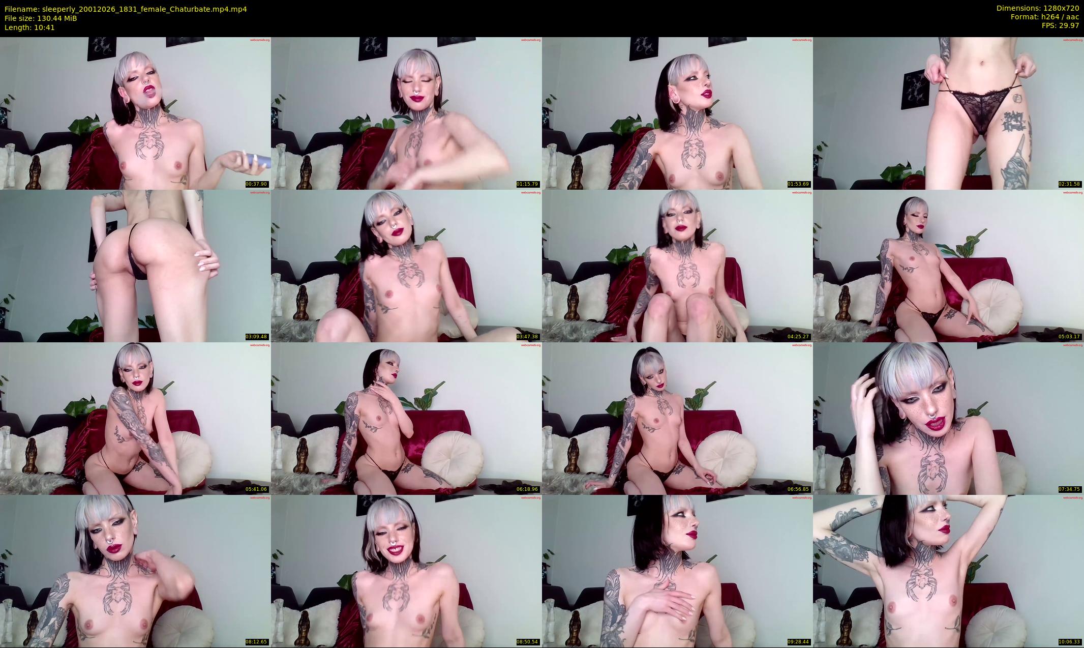sleeperly — 11 minute Chaturbate female cam show recording, 720p, Jan 20, 2026
