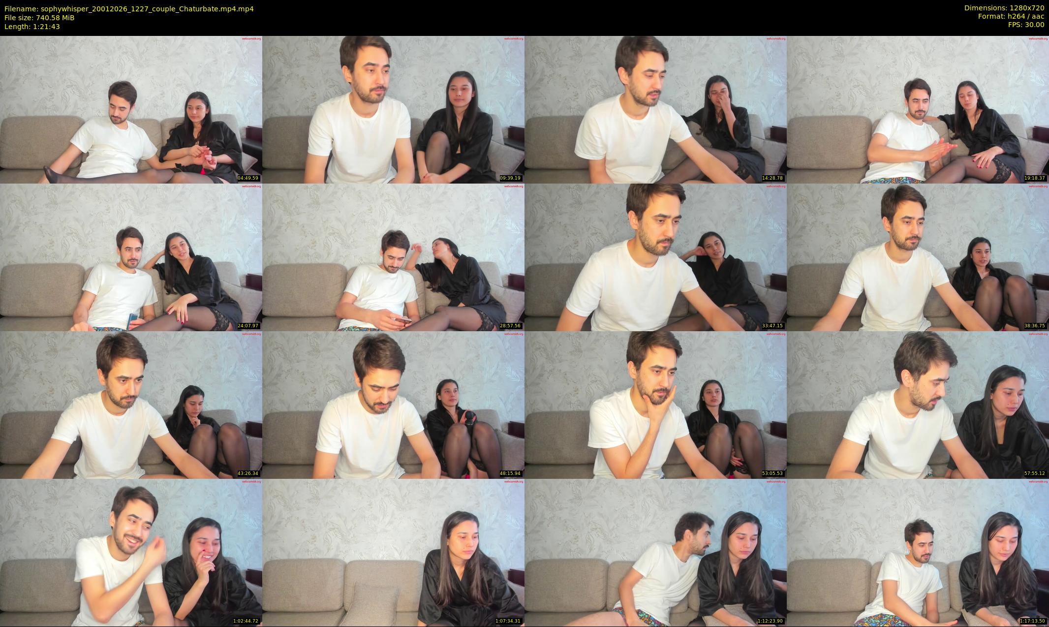 sophywhisper — 82 minute Chaturbate couple cam show recording, 720p, Jan 20, 2026