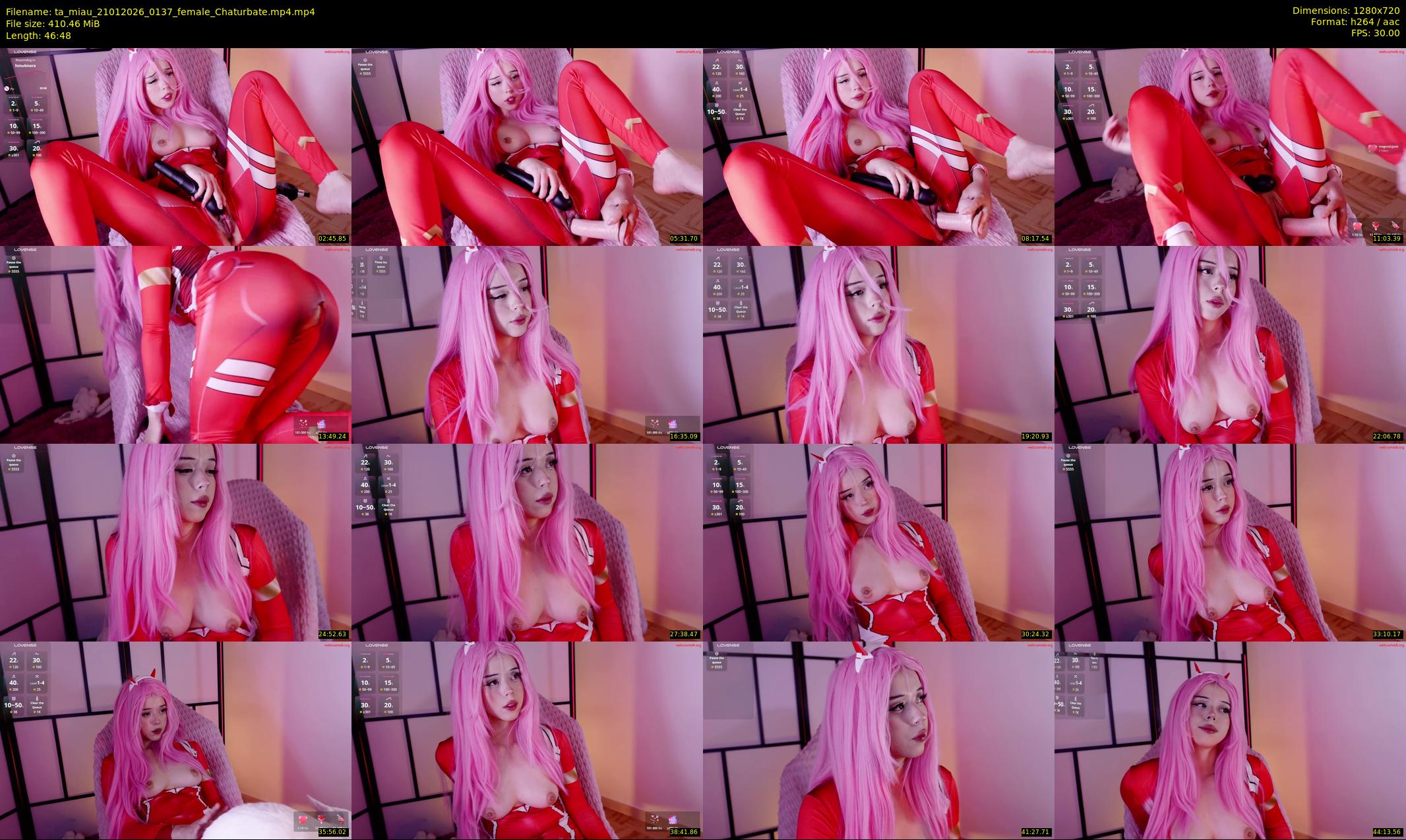 ta_miau — 47 minute Chaturbate female cam show recording, 720p, Jan 21, 2026