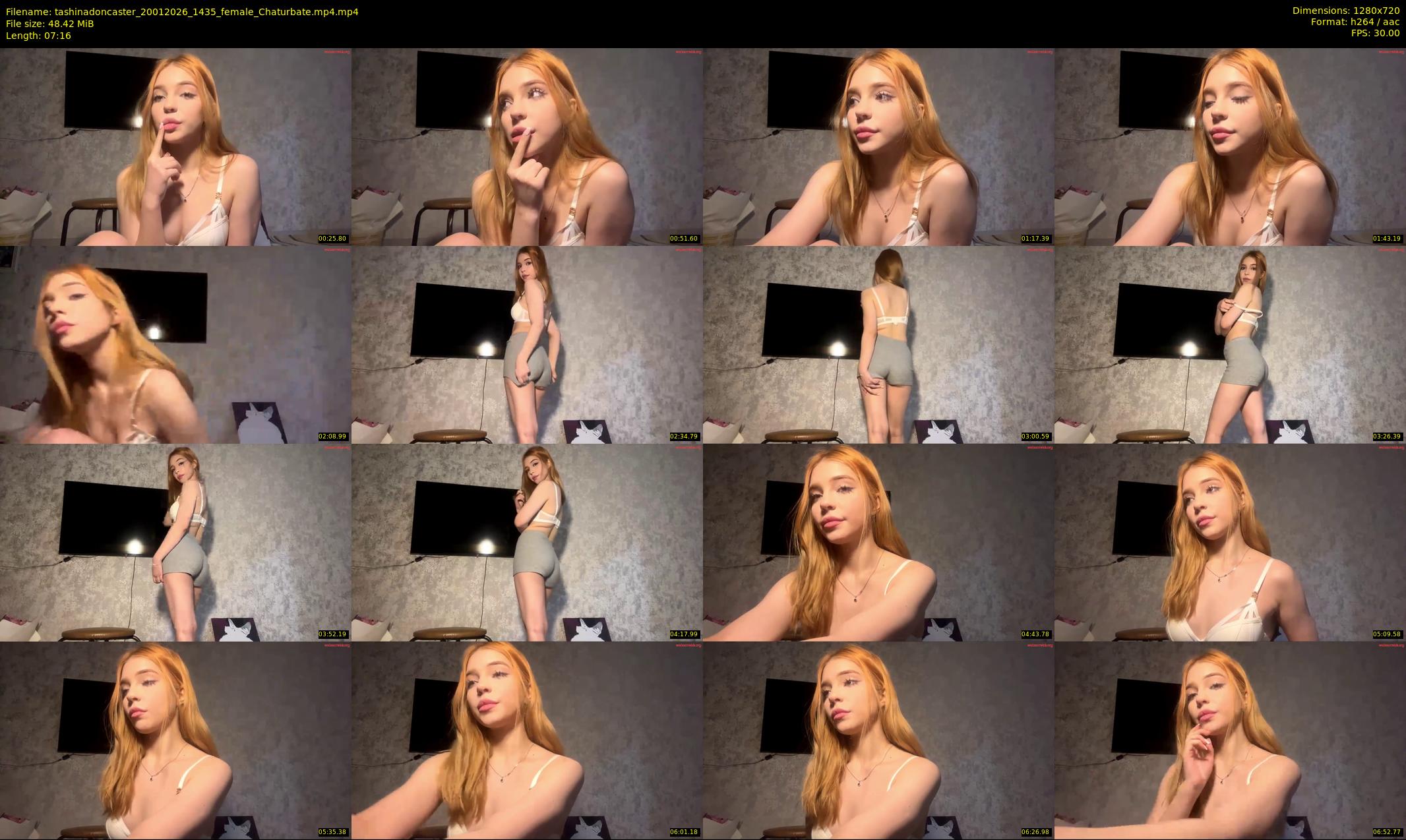 tashinadoncaster — 8 minute Chaturbate female cam show recording, 720p, Jan 20, 2026