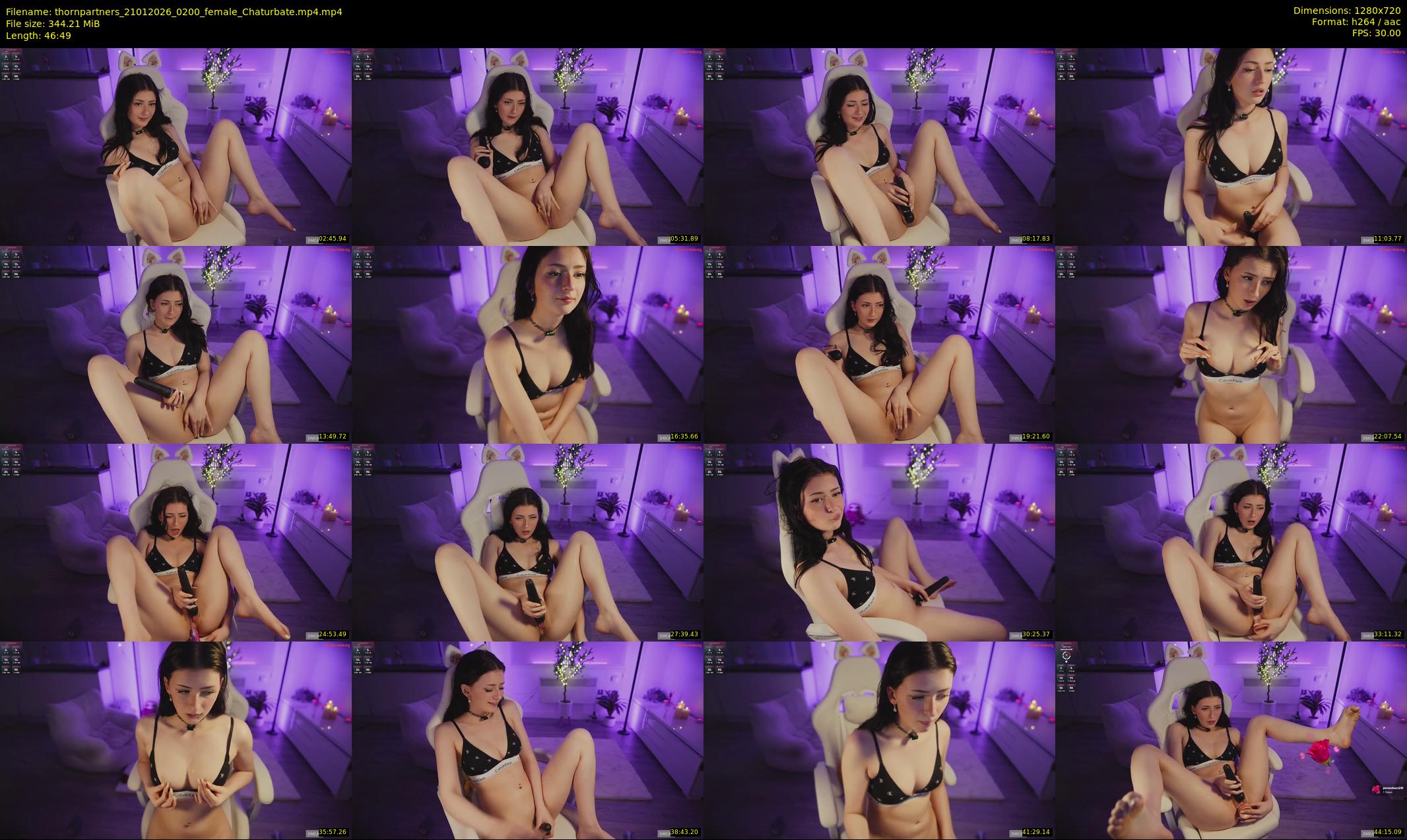 thornpartners — 47 minute Chaturbate female cam show recording, 720p, Jan 21, 2026