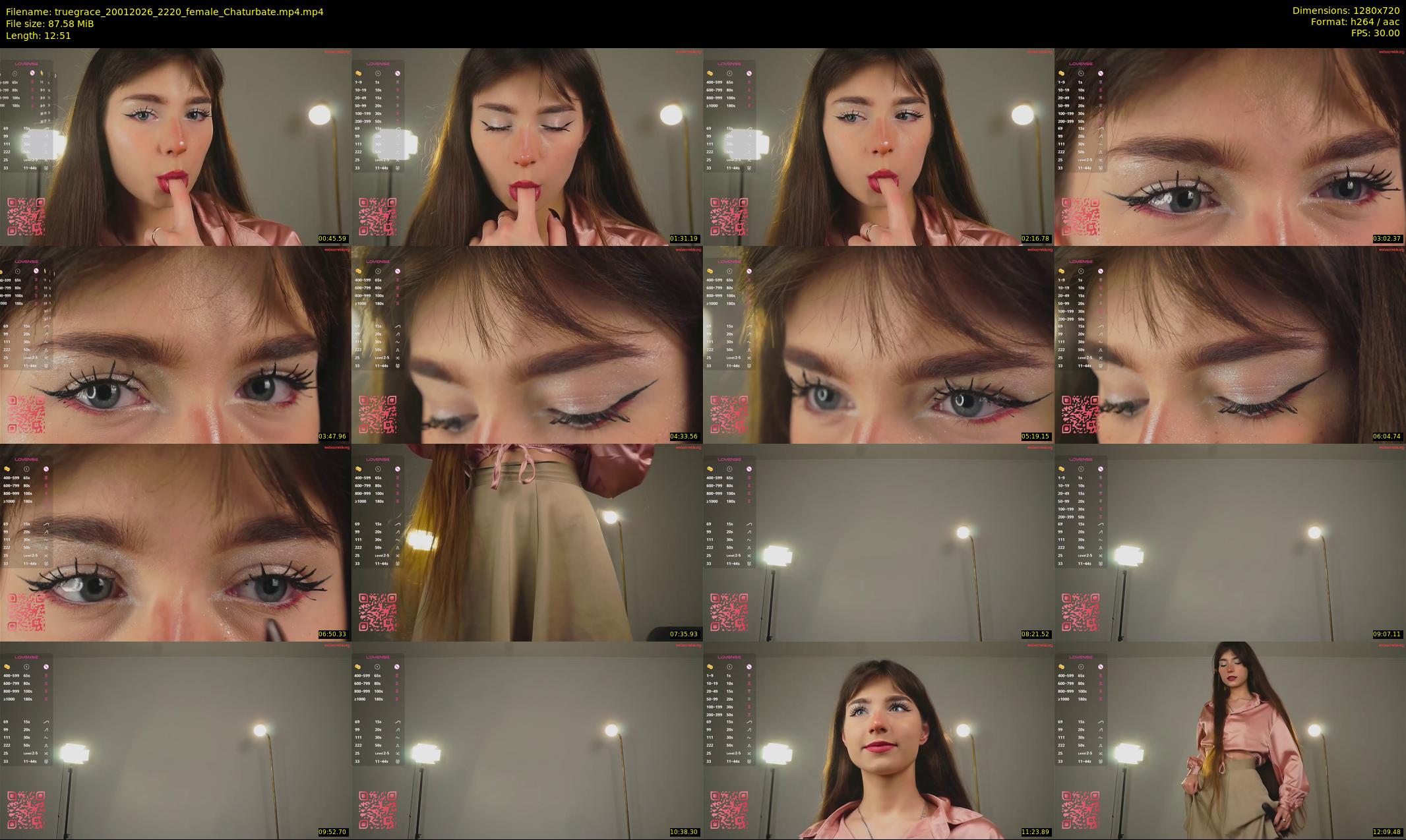 truegrace — 13 minute Chaturbate female cam show recording, 720p, Jan 20, 2026