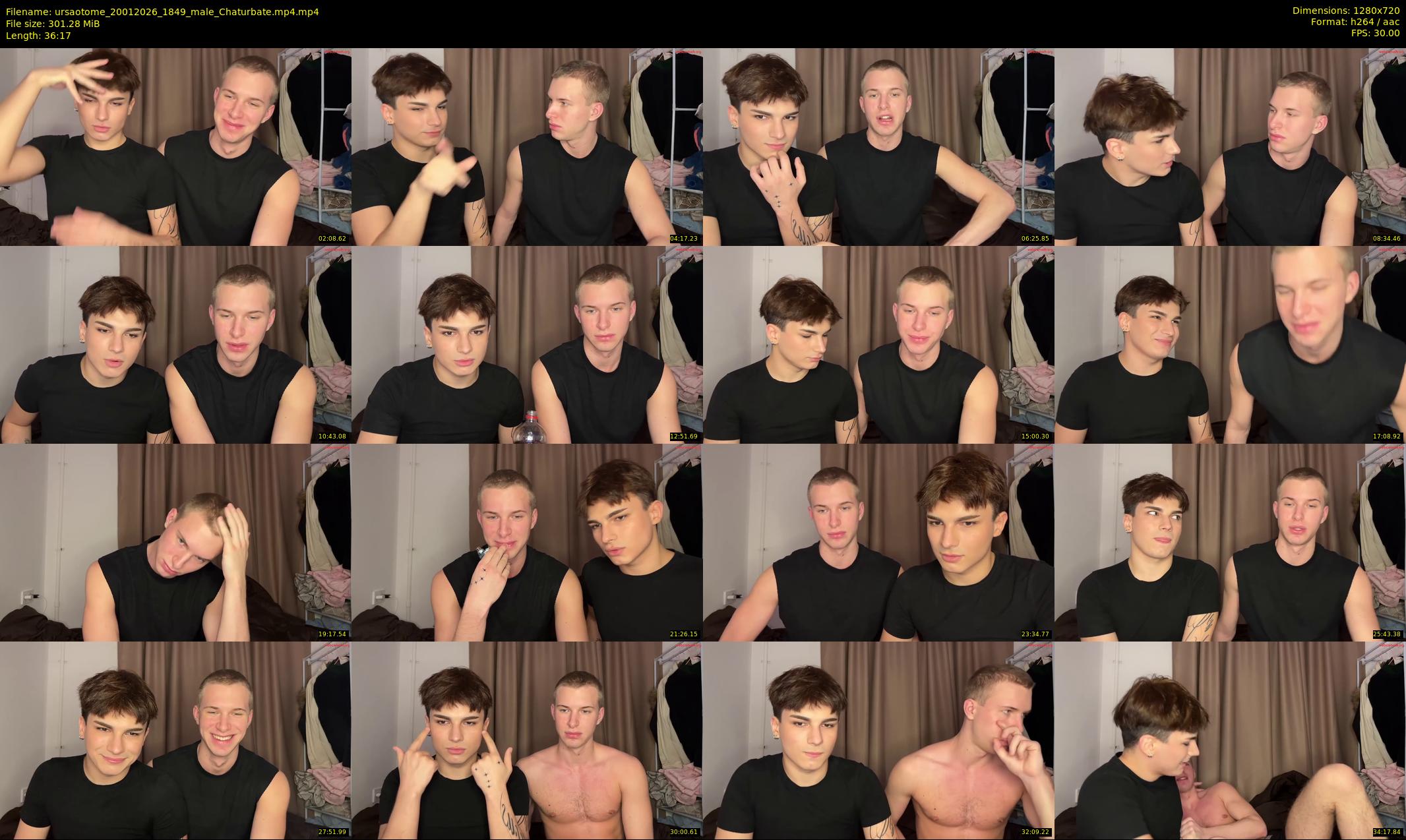 ursaotome — 37 minute Chaturbate male cam show recording, 720p, Jan 20, 2026