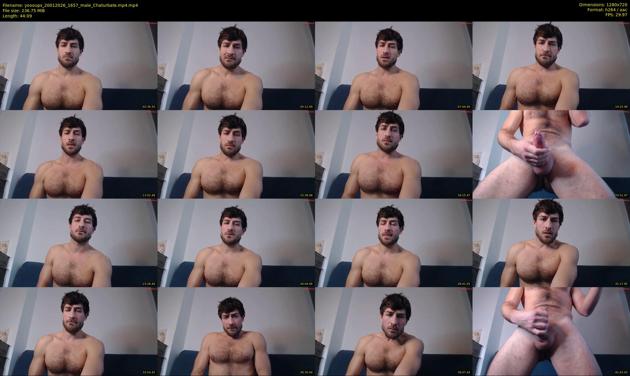 yoooups — 45 minute Chaturbate male cam show recording, 720p, Jan 20, 2026