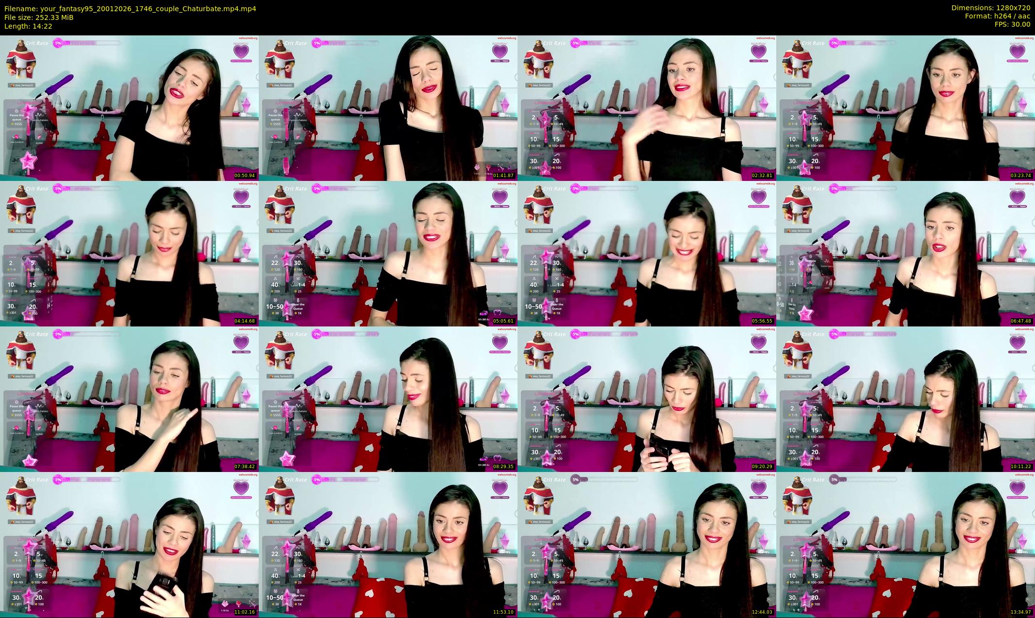 your_fantasy95 — 15 minute Chaturbate couple cam show recording, 720p, Jan 20, 2026