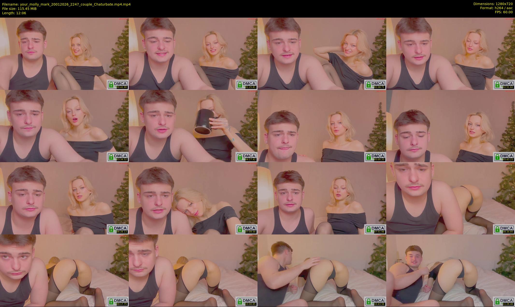 your_molly_mark — 13 minute Chaturbate couple cam show recording, 720p, Jan 20, 2026