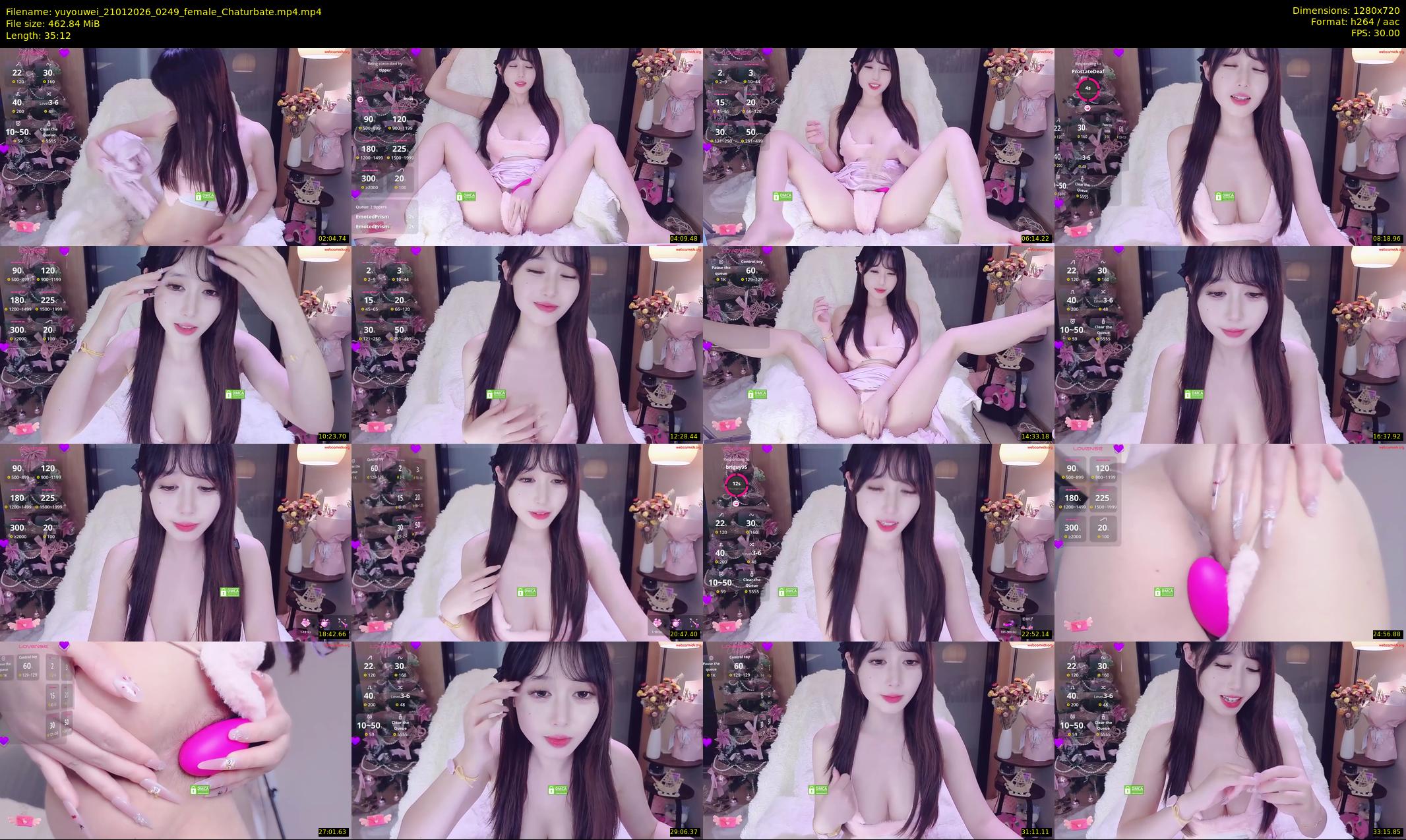 yuyouwei — 36 minute Chaturbate female cam show recording, 720p, Jan 21, 2026