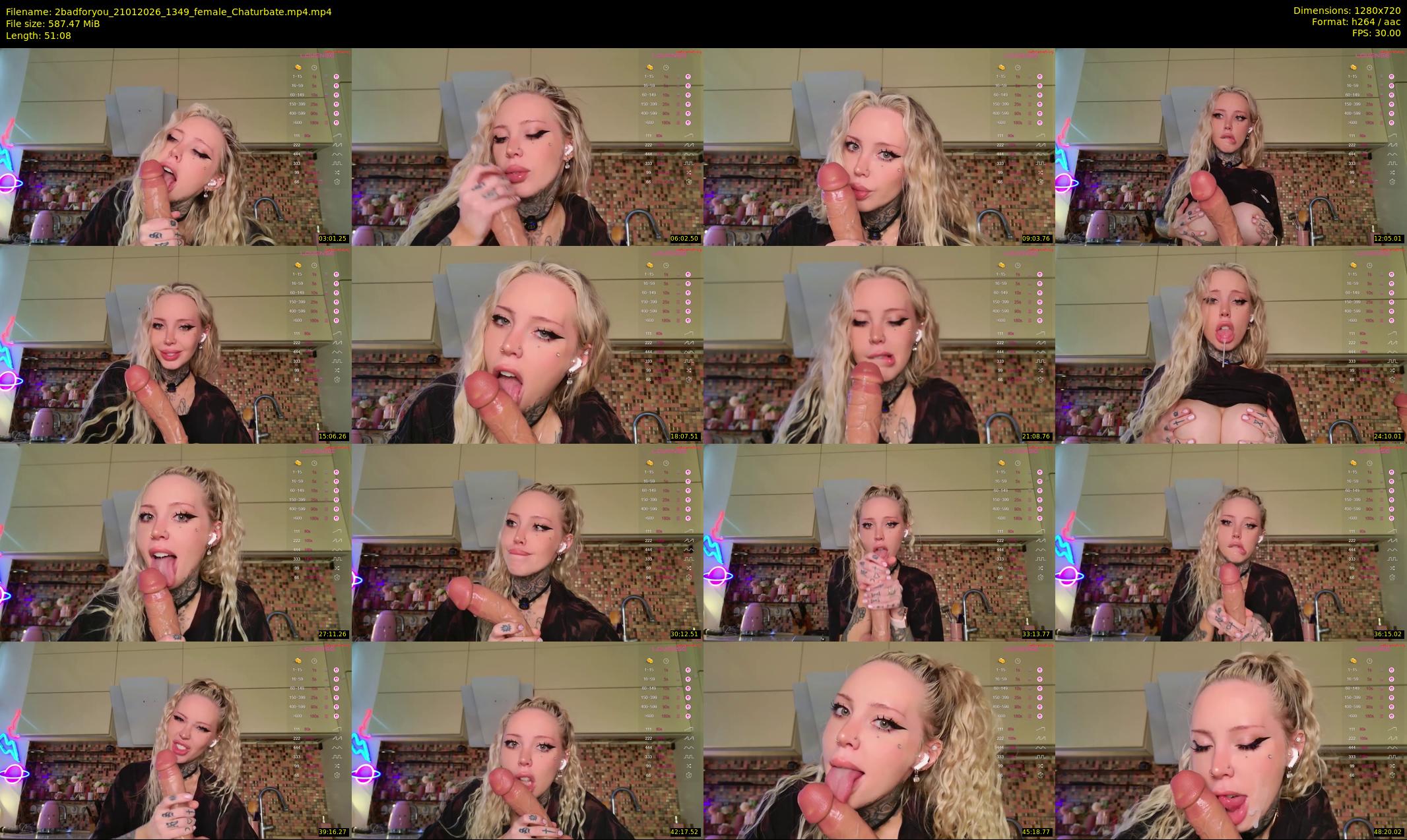 2badforyou — 52 minute Chaturbate couple cam show recording, 720p, Jan 21, 2026