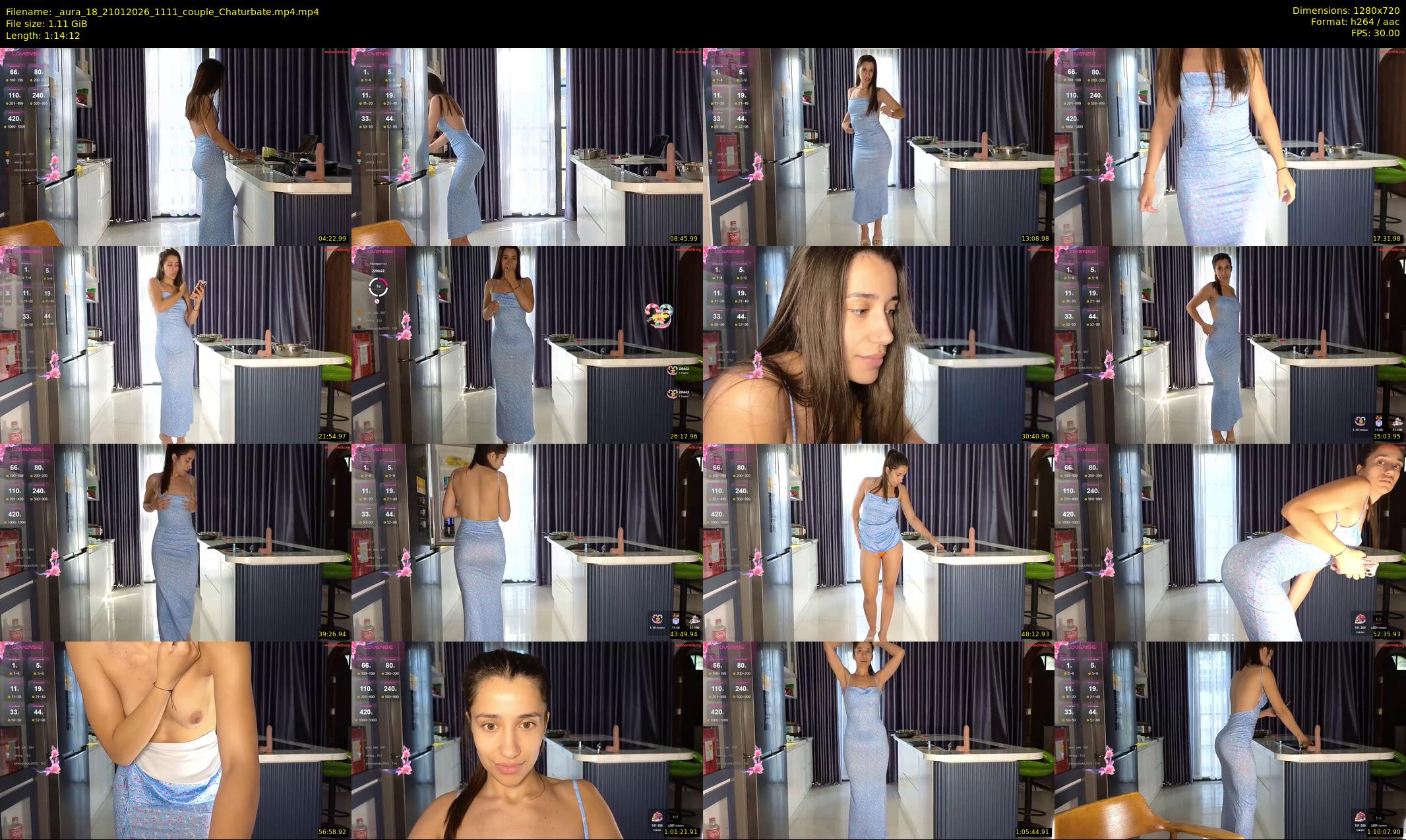 _aura_18 — 75 minute Chaturbate couple cam show recording, 720p, Jan 21, 2026
