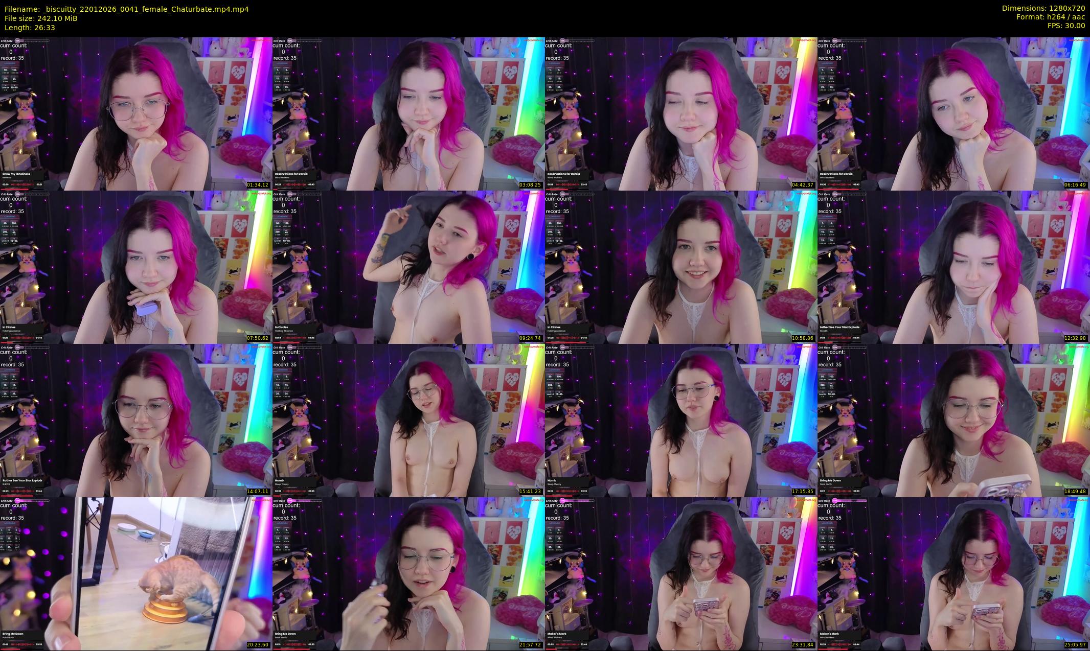 _biscuitty — 27 minute Chaturbate female cam show recording, 720p, Jan 22, 2026