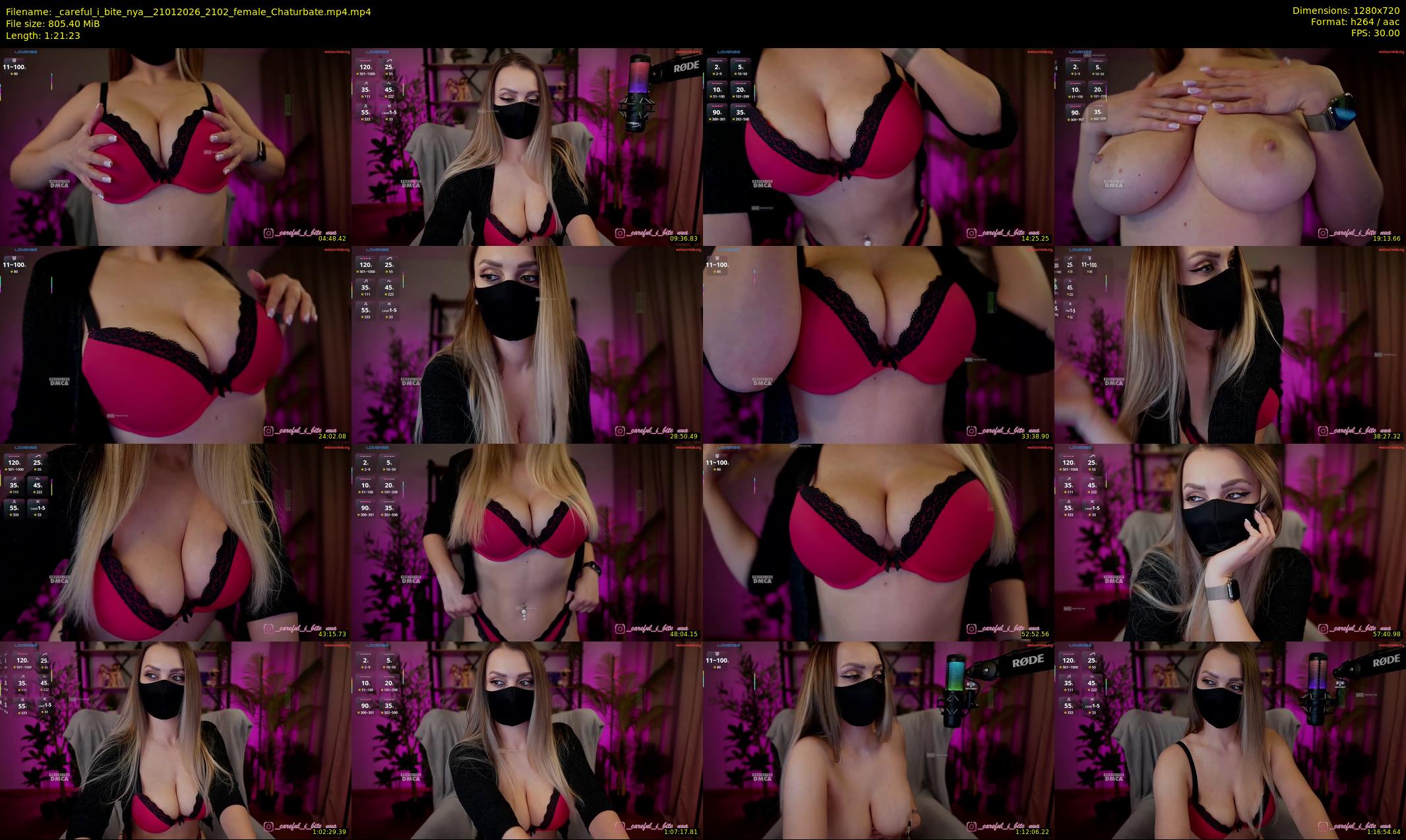 _careful_i_bite_nya_ — 82 minute Chaturbate female cam show recording, 720p, Jan 21, 2026