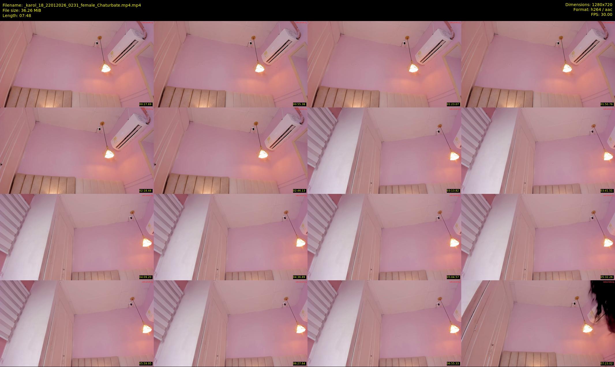 _karol_18 — 8 minute Chaturbate female cam show recording, 720p, Jan 22, 2026