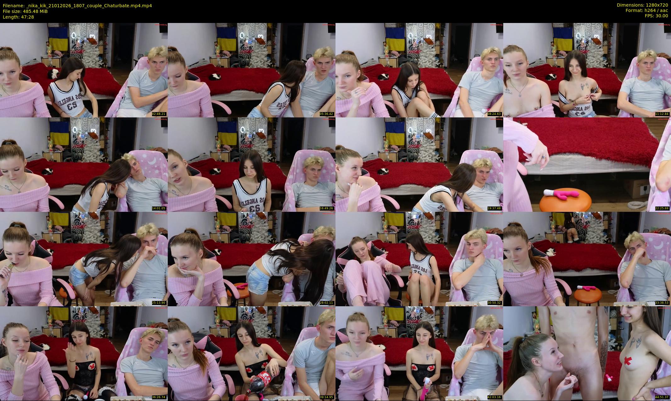 _nika_kik — 48 minute Chaturbate female cam show recording, 720p, Jan 21, 2026
