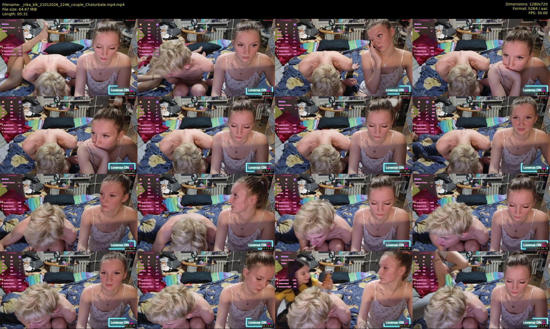 _nika_kik — 6 minute Chaturbate female cam show recording, 720p, Jan 21, 2026