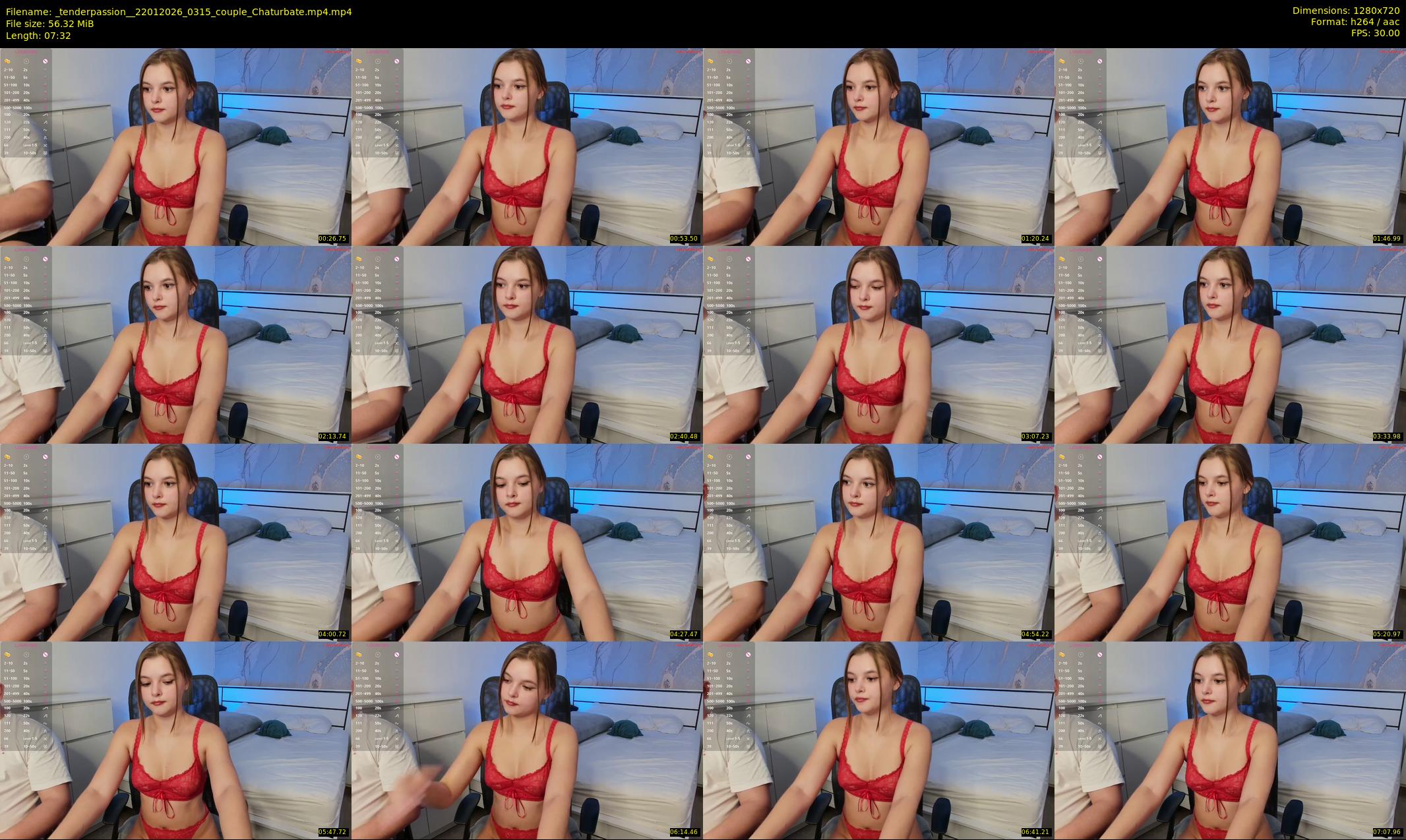_tenderpassion_ — 8 minute Chaturbate couple cam show recording, 720p, Jan 22, 2026