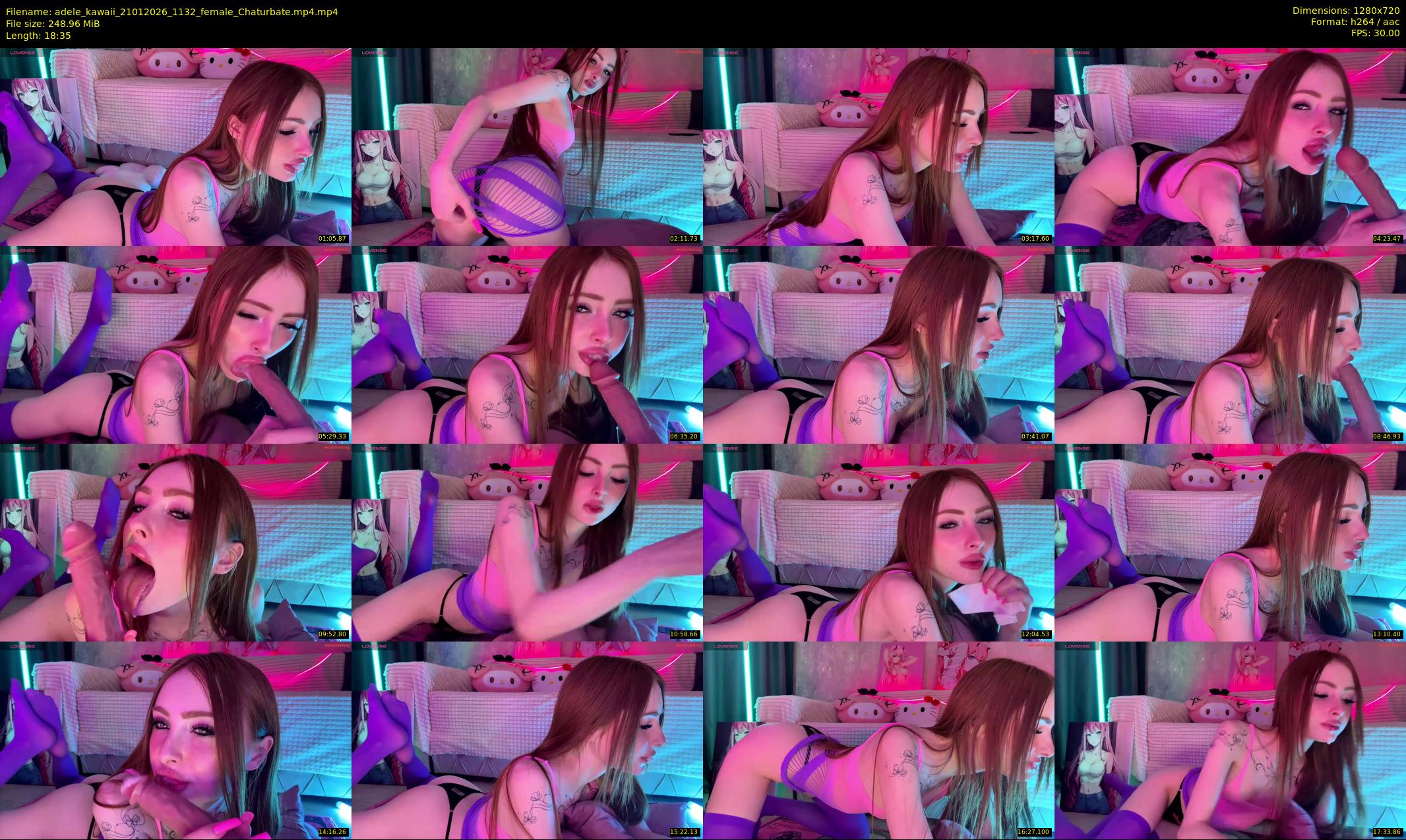 adele_kawaii — 19 minute Chaturbate female cam show recording, 720p, Jan 21, 2026