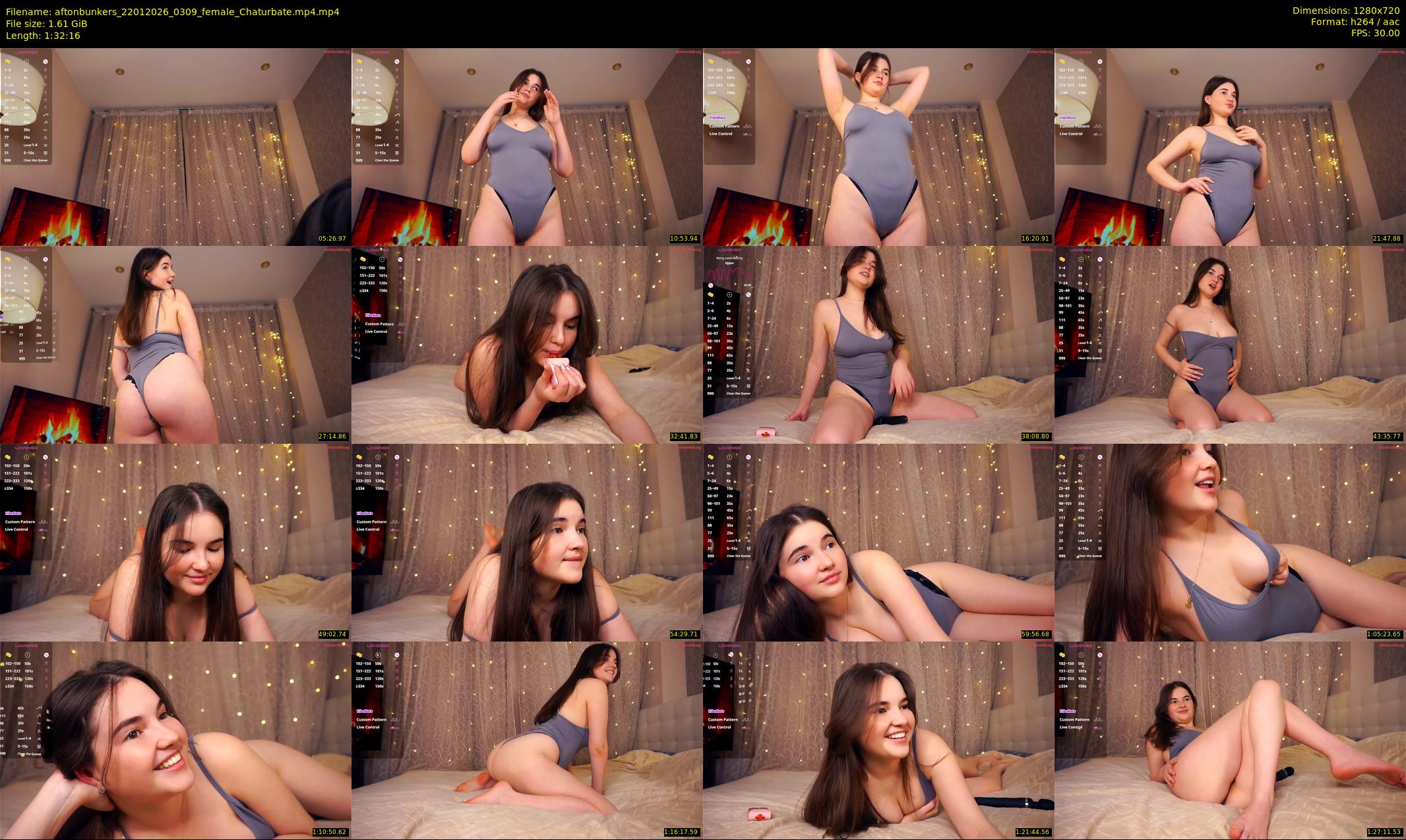 aftonbunkers — 93 minute Chaturbate female cam show recording, 720p, Jan 22, 2026