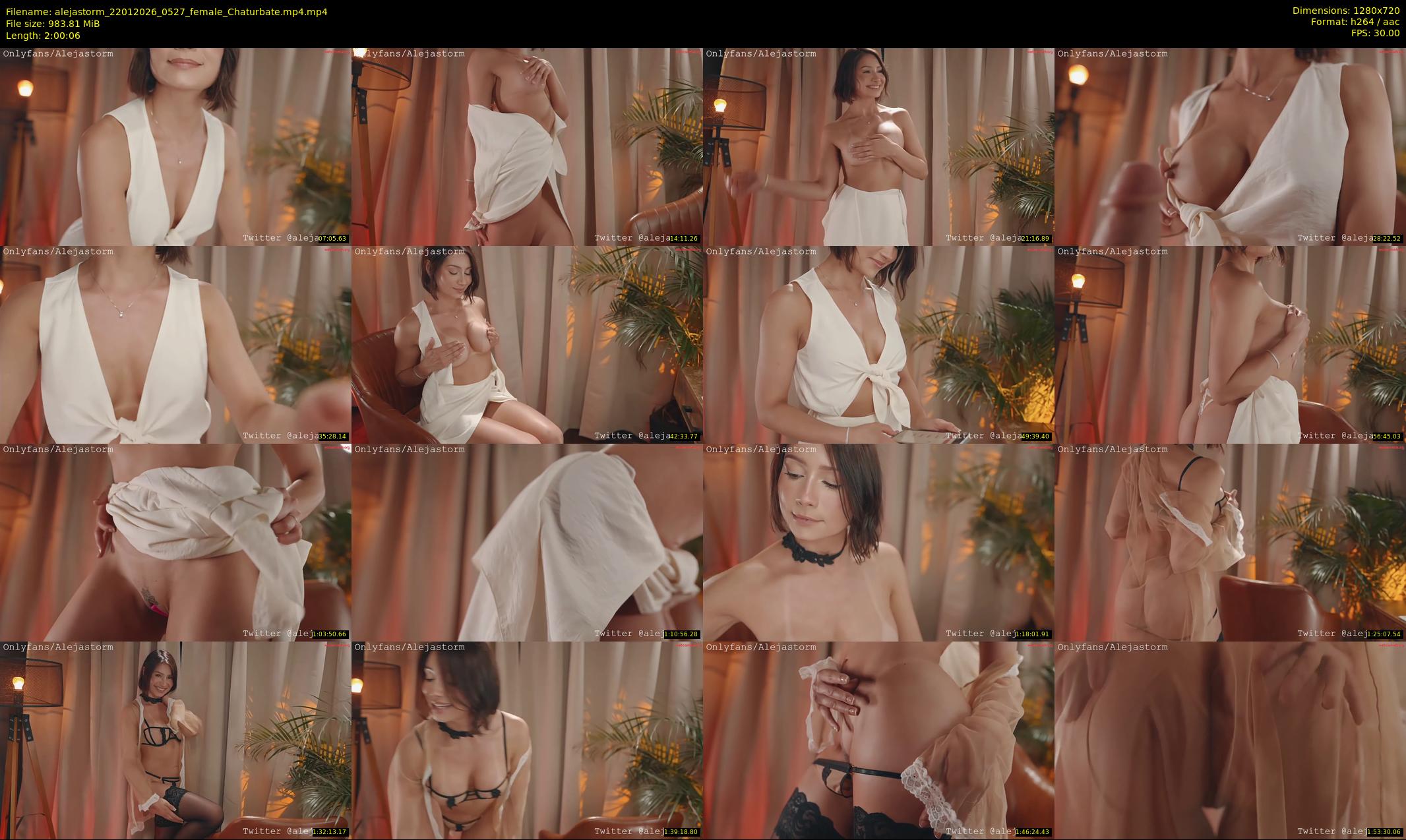 alejastorm — 121 minute Chaturbate female cam show recording, 720p, Jan 22, 2026