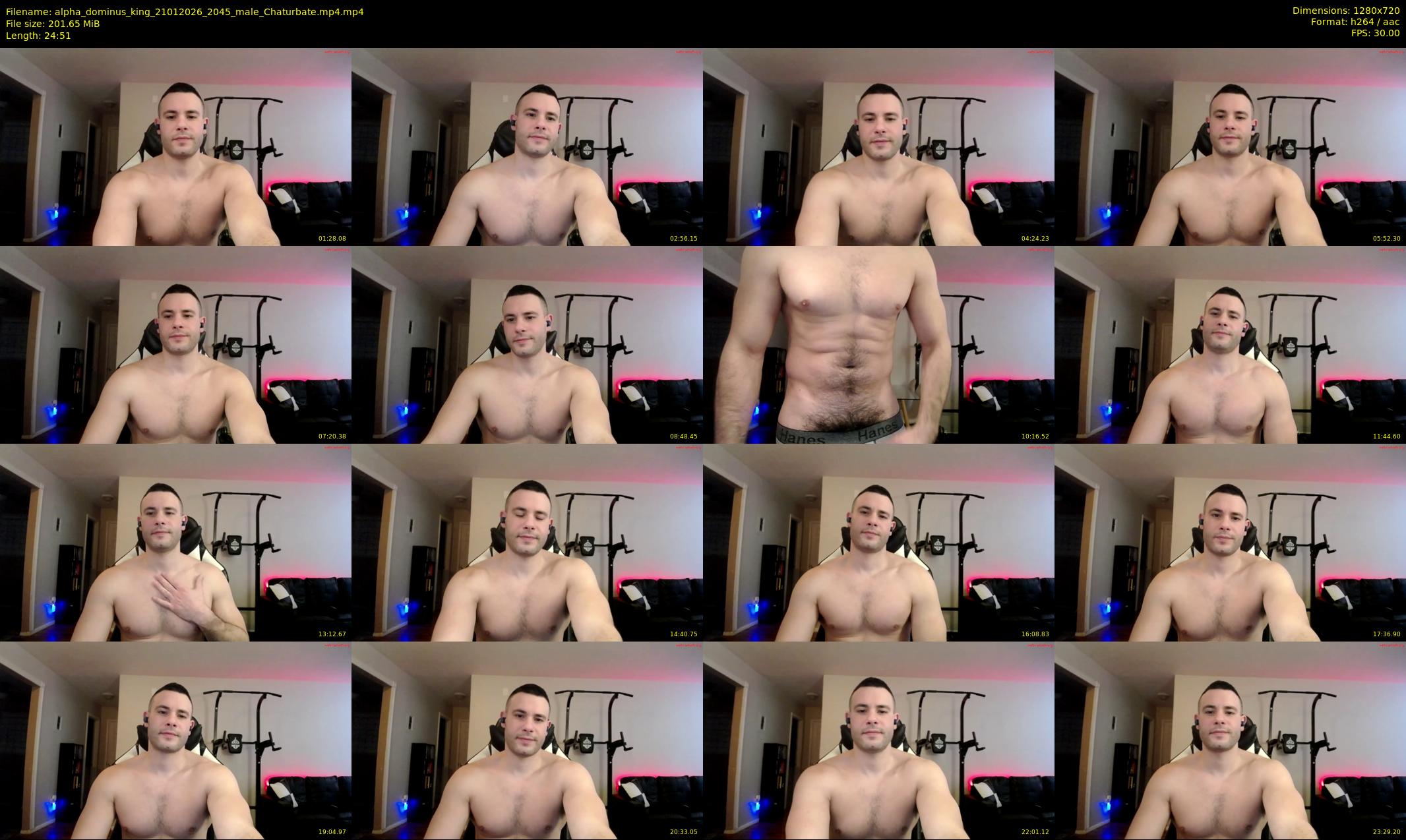 alpha_dominus_king — 25 minute Chaturbate male cam show recording, 720p, Jan 21, 2026