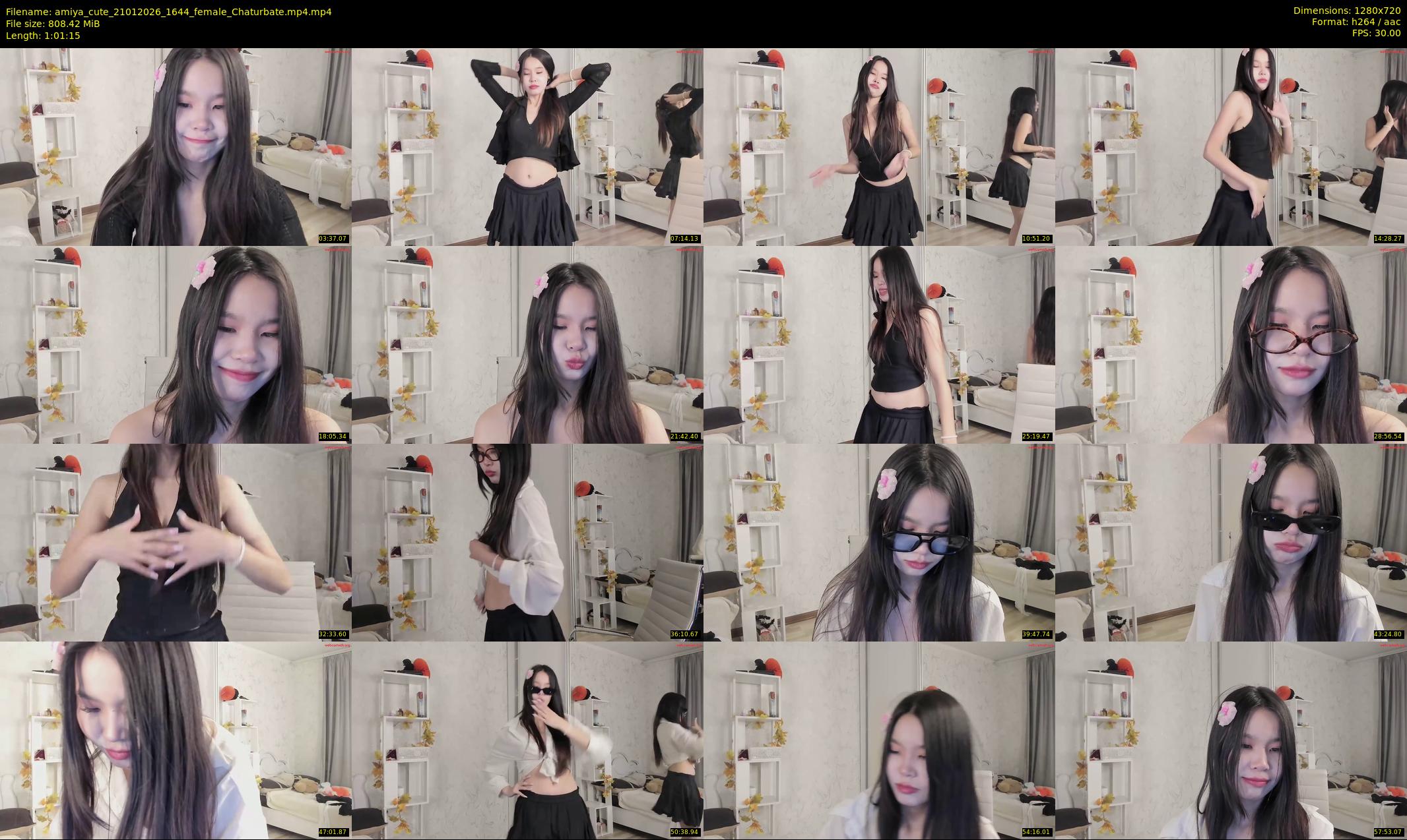 amiya_cute — 62 minute Chaturbate female cam show recording, 720p, Jan 21, 2026