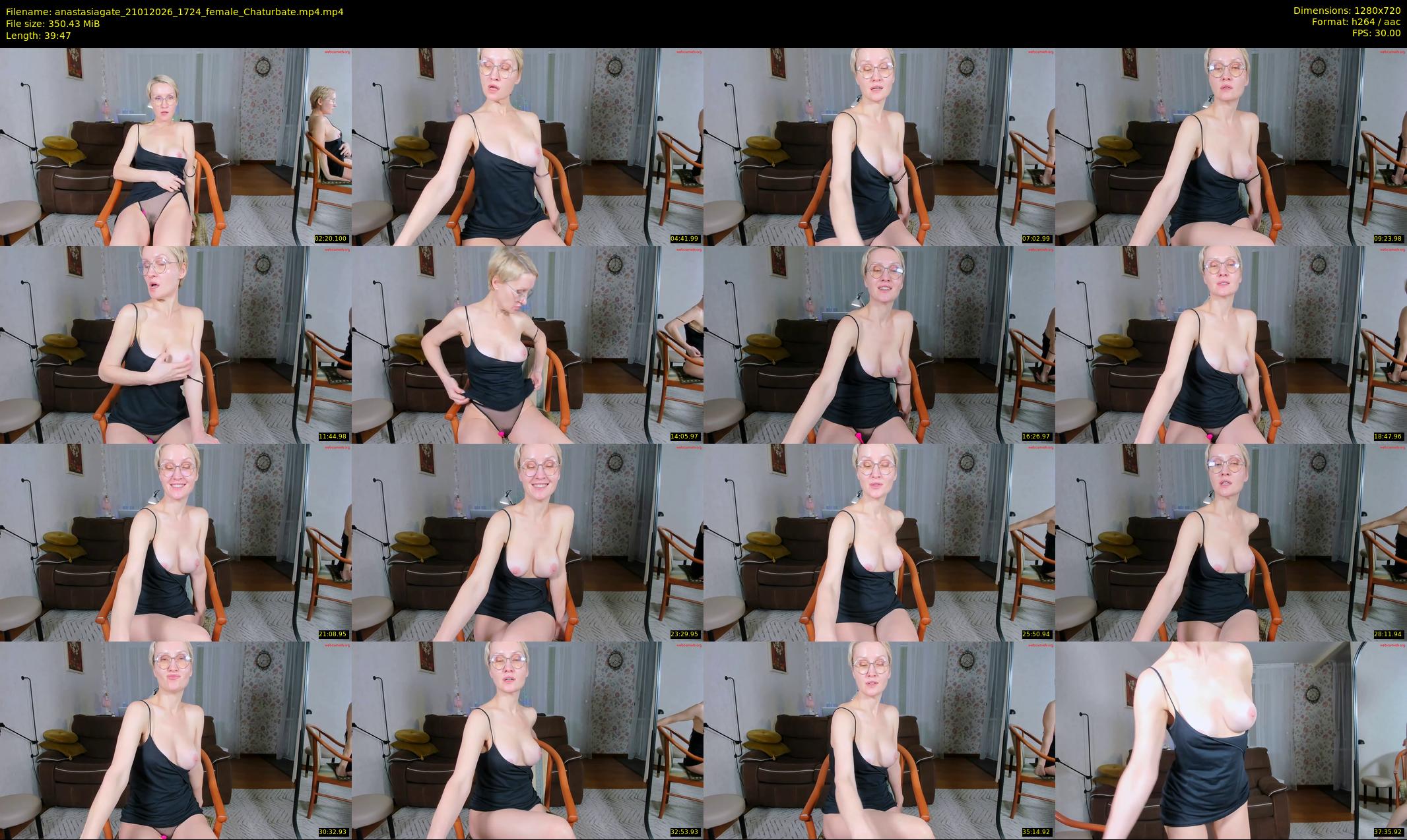 anastasiagate — 40 minute Chaturbate female cam show recording, 720p, Jan 21, 2026