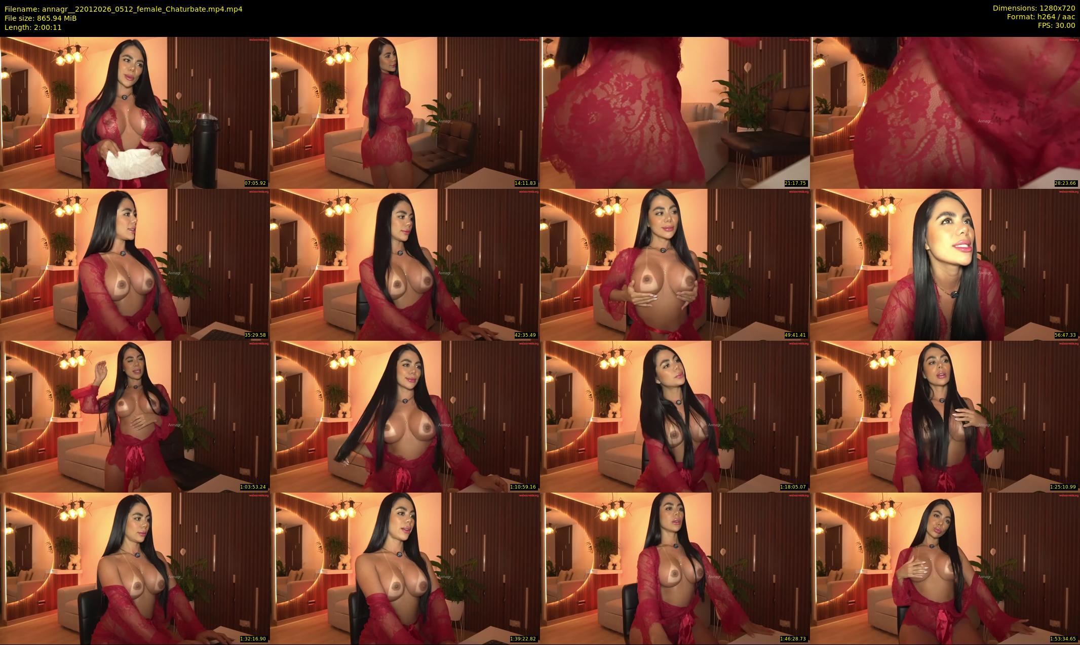 annagr_ — 121 minute Chaturbate female cam show recording, 720p, Jan 22, 2026