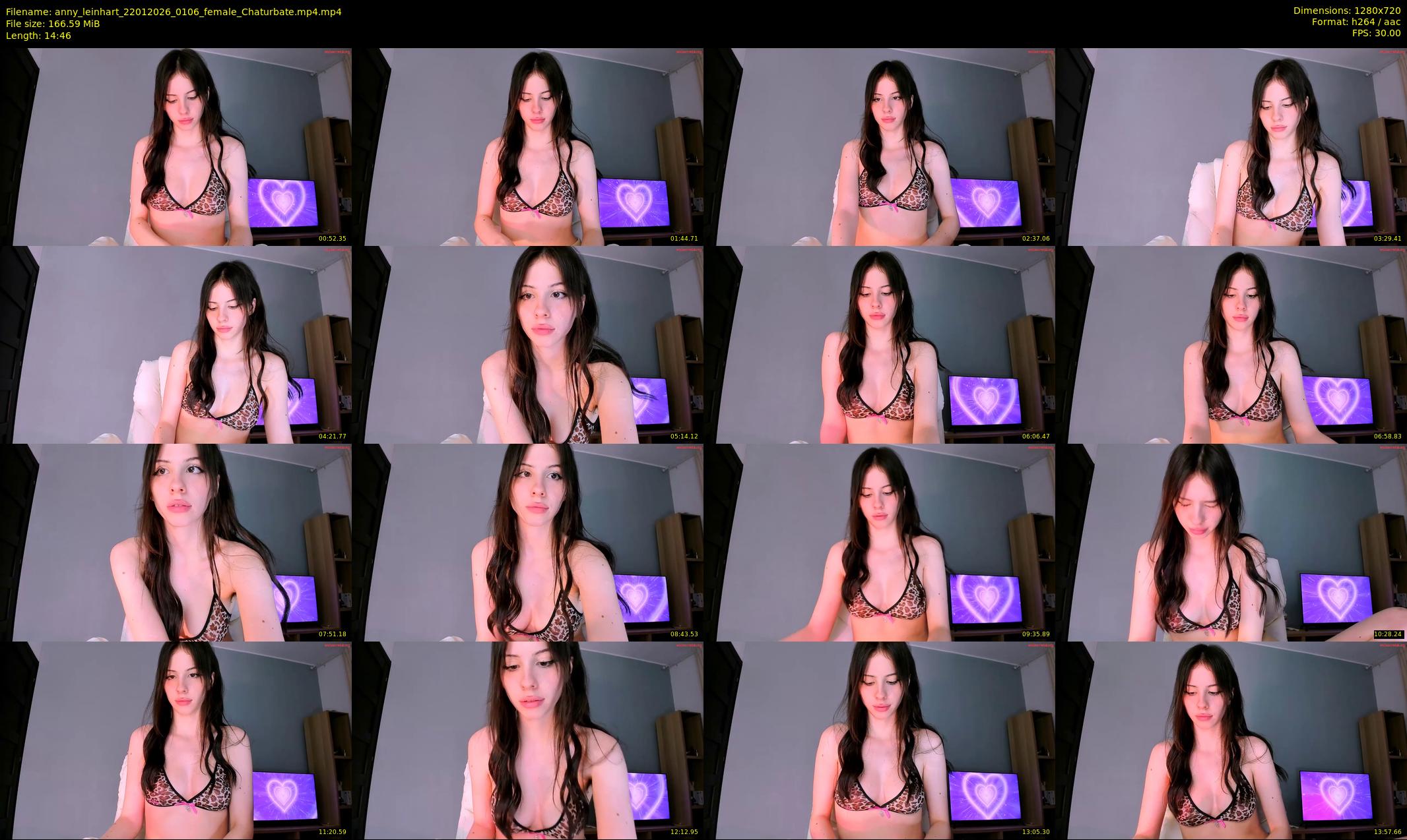 anny_leinhart — 15 minute Chaturbate female cam show recording, 720p, Jan 22, 2026