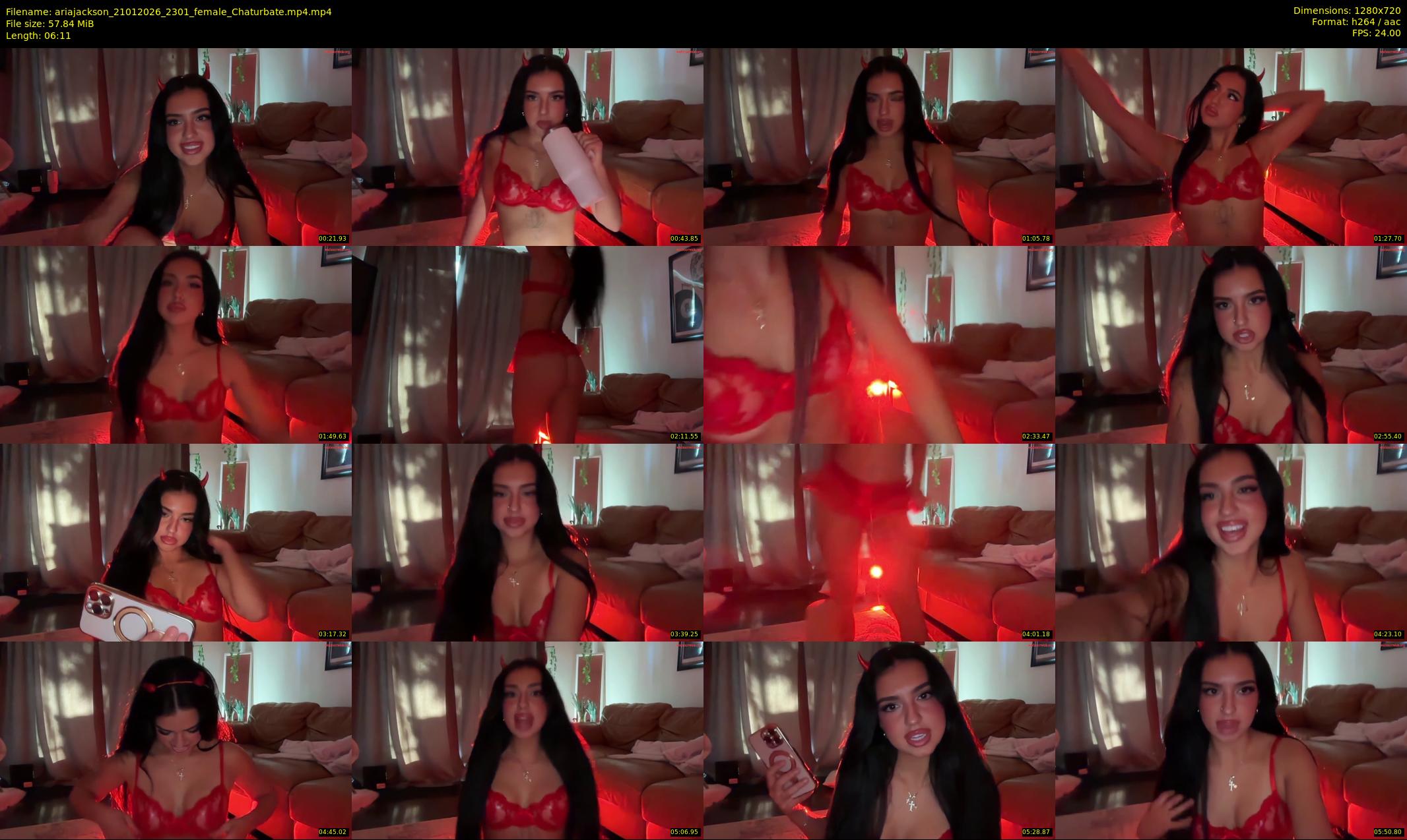 ariajackson — 7 minute Chaturbate female cam show recording, 720p, Jan 21, 2026