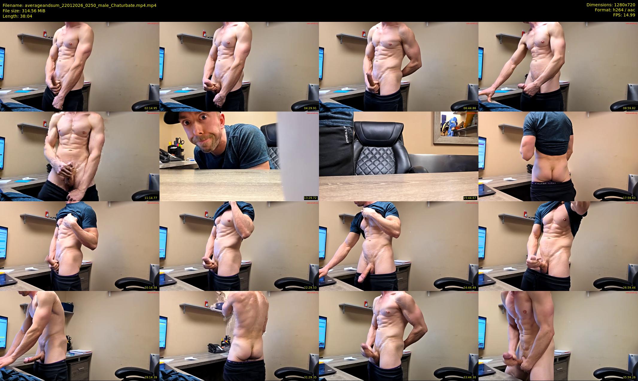averageandsum — 39 minute Chaturbate male cam show recording, 720p, Jan 22, 2026