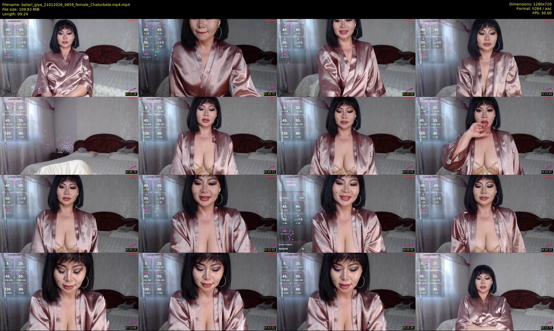batari_giya — 10 minute Chaturbate female cam show recording, 720p, Jan 21, 2026