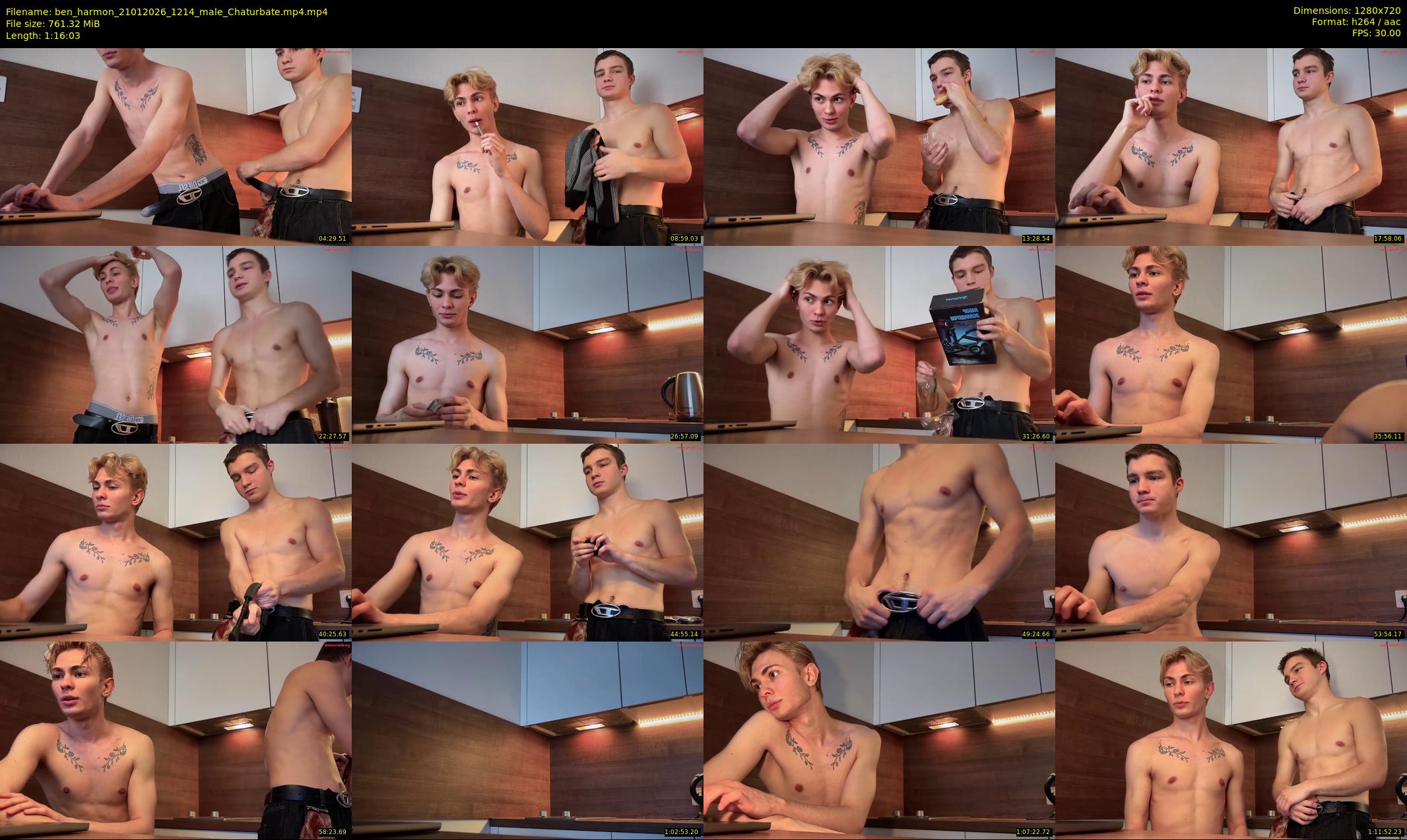 ben_harmon — 77 minute Chaturbate male cam show recording, 720p, Jan 21, 2026