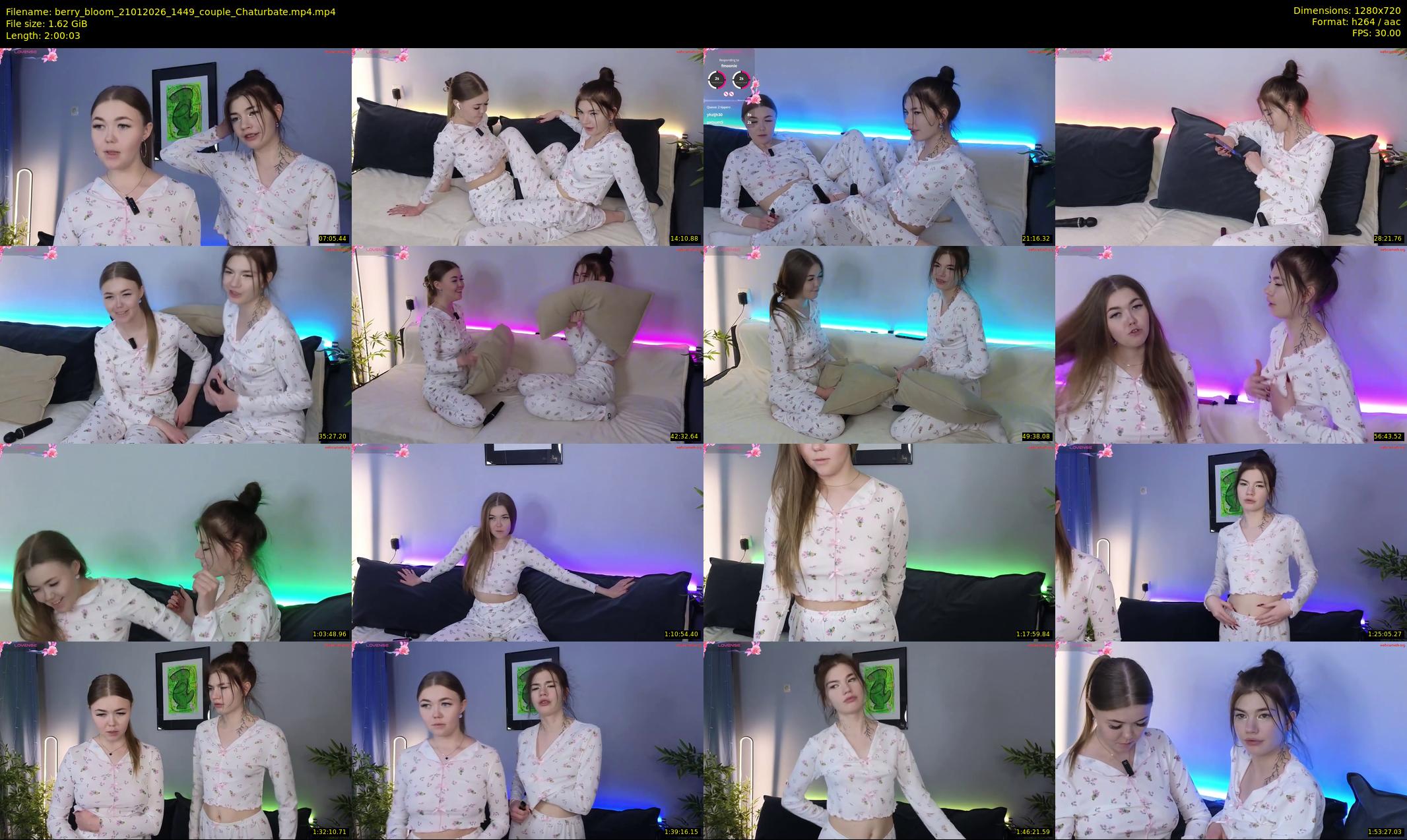 berry_bloom — 121 minute Chaturbate female cam show recording, 720p, Jan 21, 2026