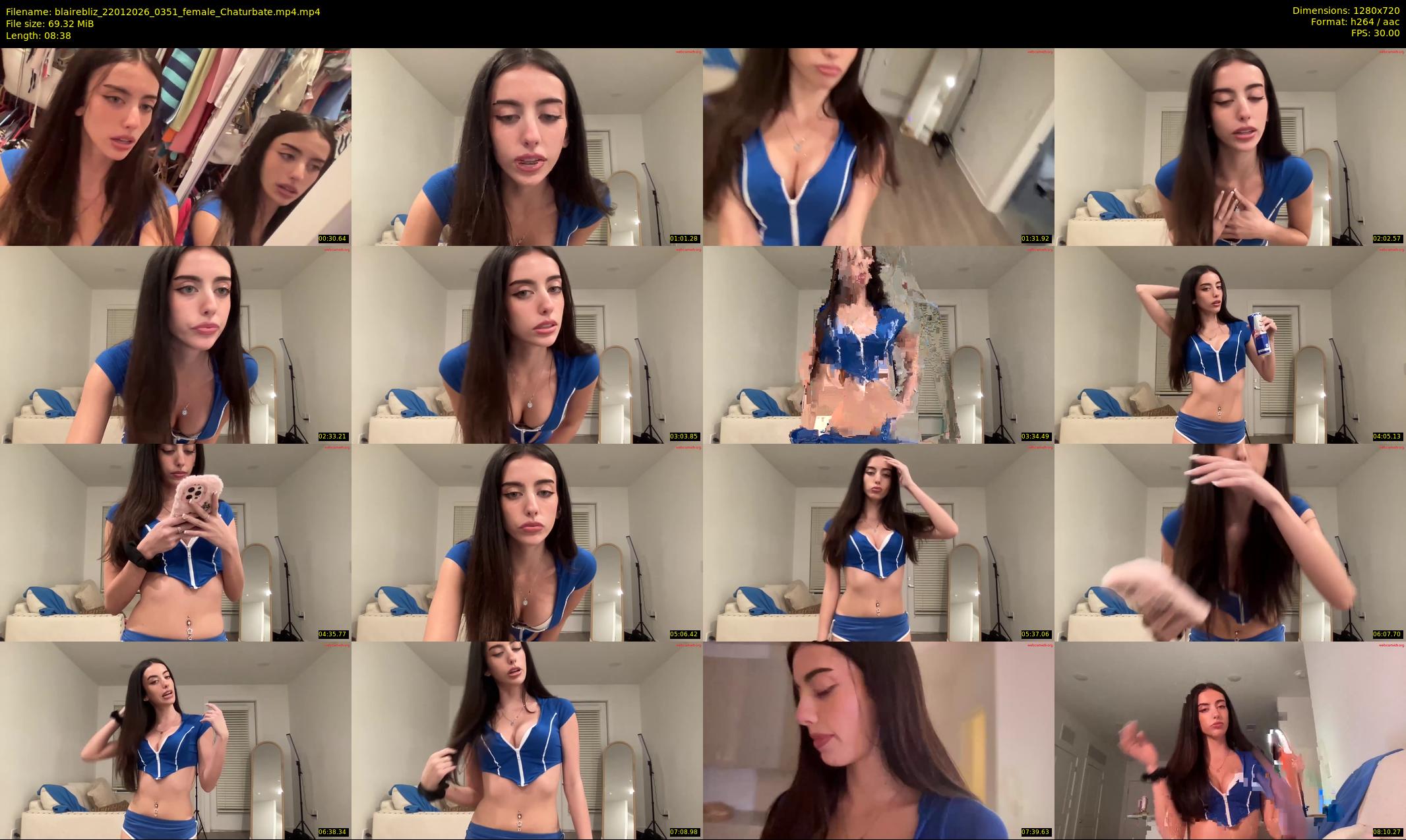 blairebliz — 9 minute Chaturbate female cam show recording, 720p, Jan 22, 2026