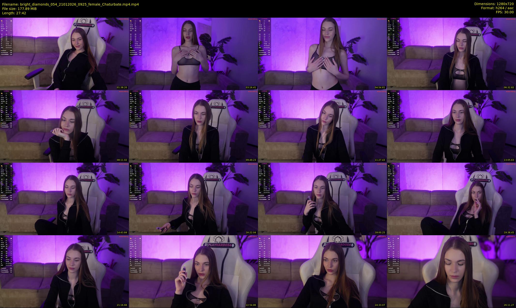 bright_diamonds_054 — 28 minute Chaturbate couple cam show recording, 720p, Jan 21, 2026