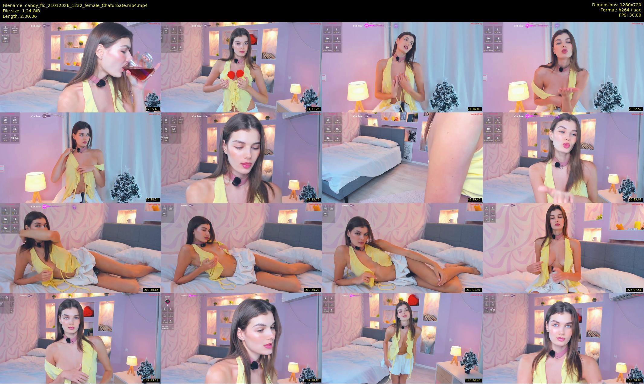 candy_flo — 121 minute Chaturbate female cam show recording, 720p, Jan 21, 2026