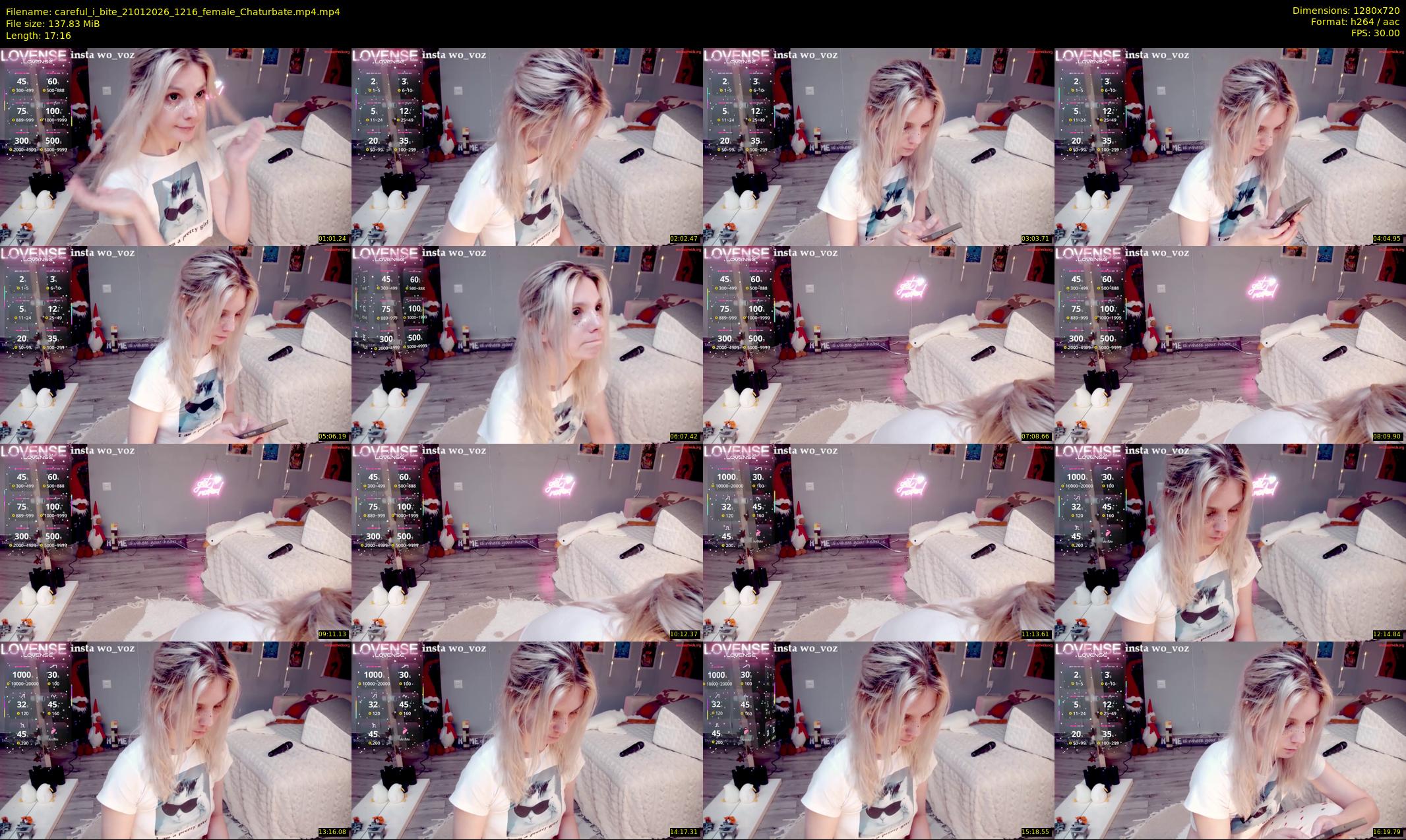 careful_i_bite — 18 minute Chaturbate female cam show recording, 720p, Jan 21, 2026
