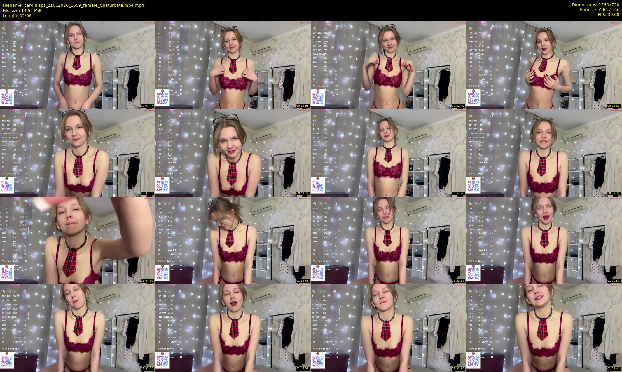 carollkaps — 3 minute Chaturbate female cam show recording, 720p, Jan 21, 2026