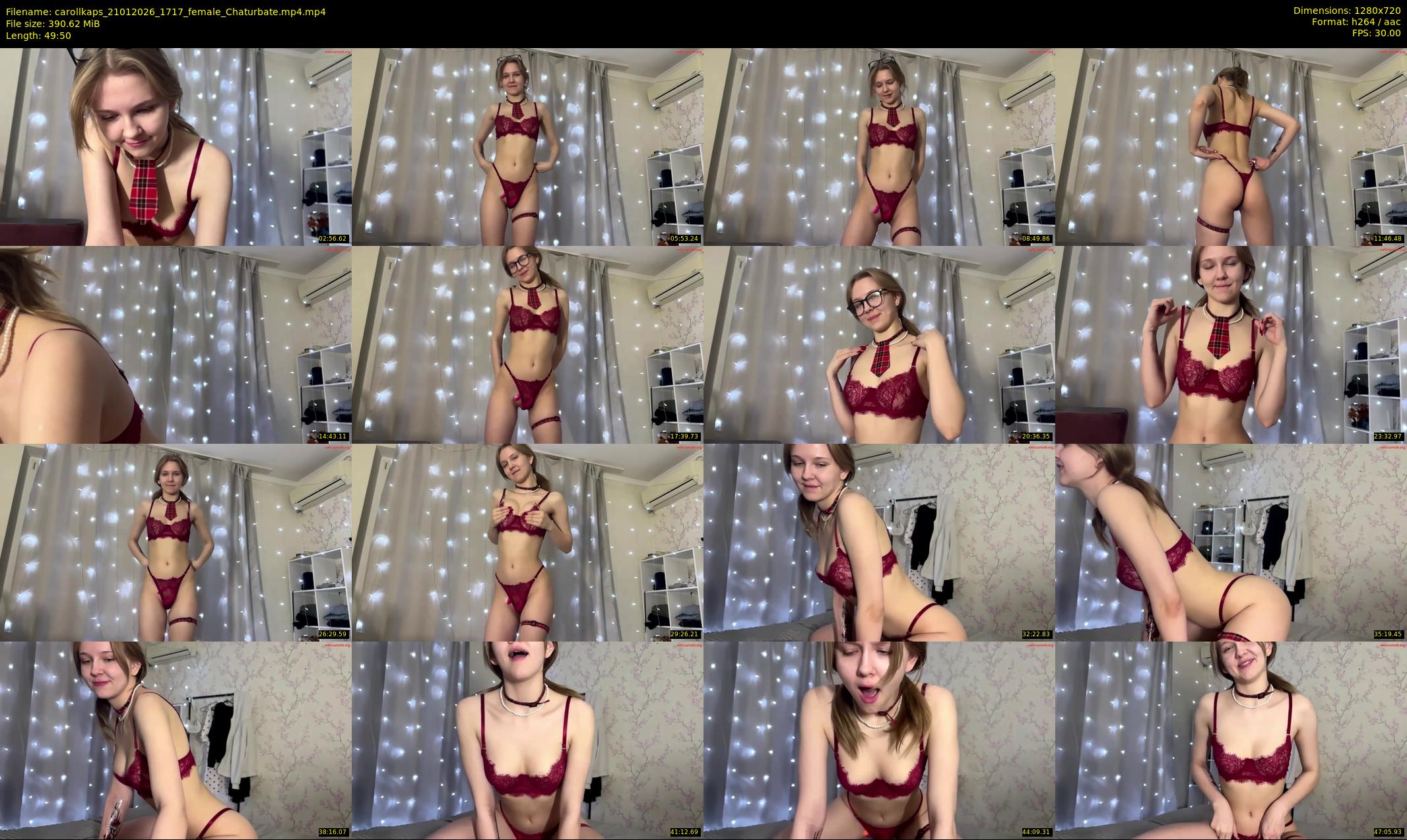 carollkaps — 50 minute Chaturbate female cam show recording, 720p, Jan 21, 2026