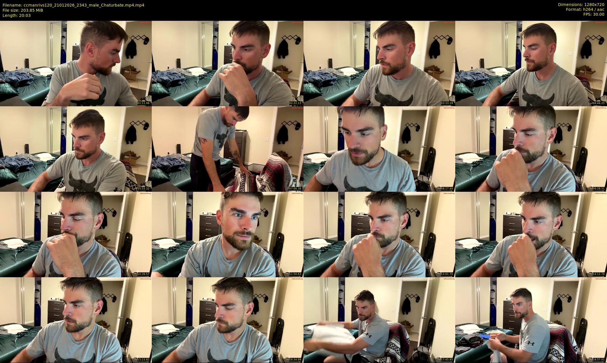 ccmanrivs120 — 21 minute Chaturbate male cam show recording, 720p, Jan 21, 2026