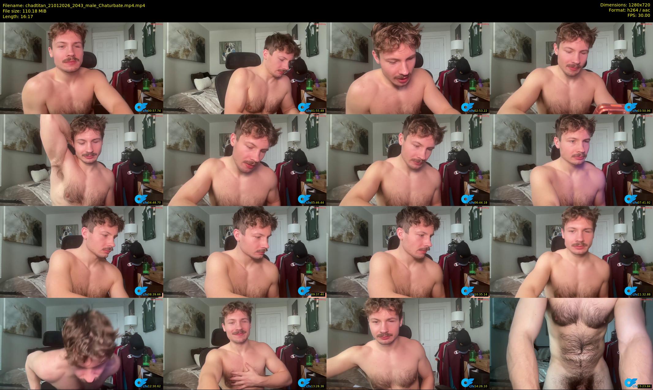 chadtitan — 17 minute Chaturbate male cam show recording, 720p, Jan 21, 2026