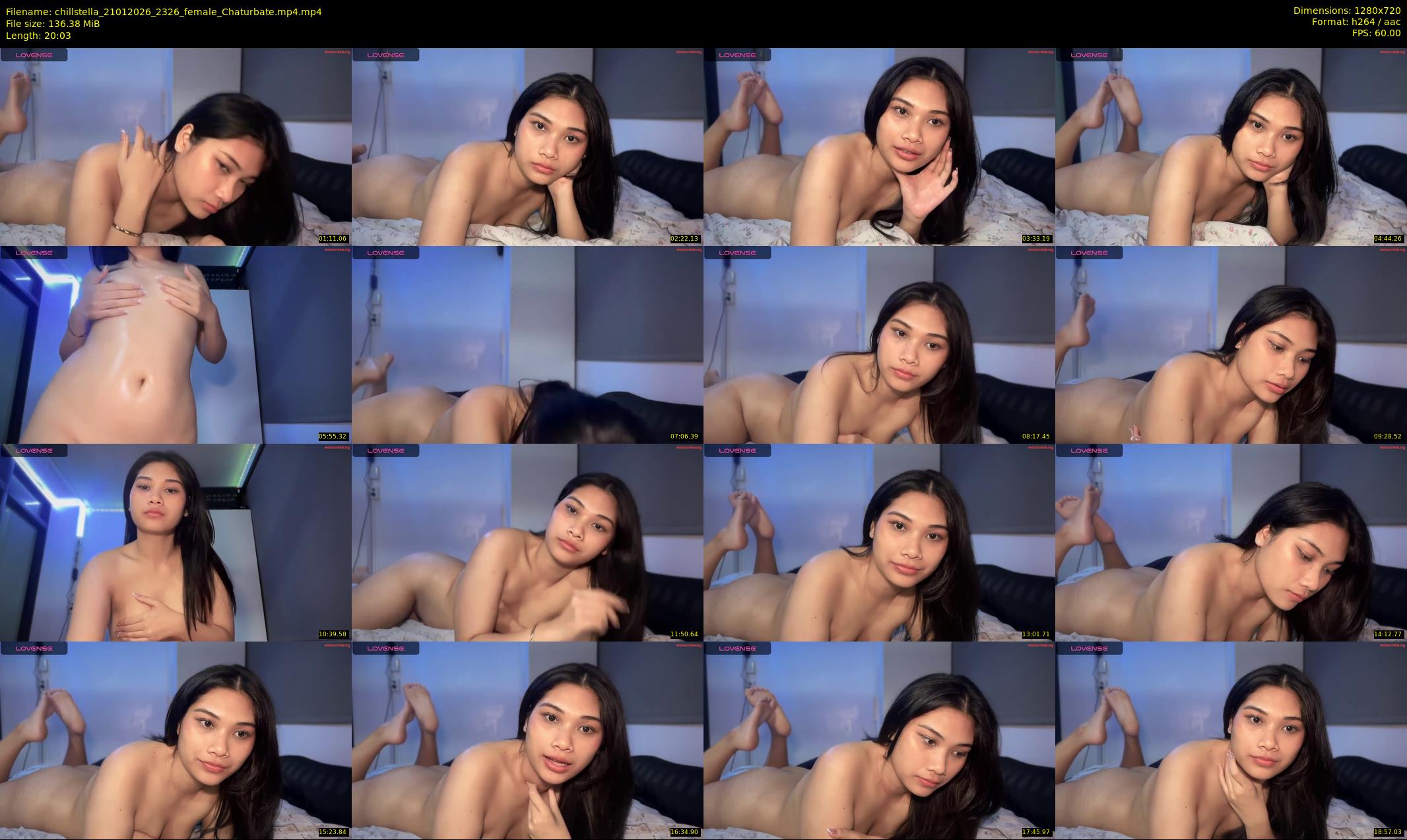 chillstella — 21 minute Chaturbate female cam show recording, 720p, Jan 21, 2026