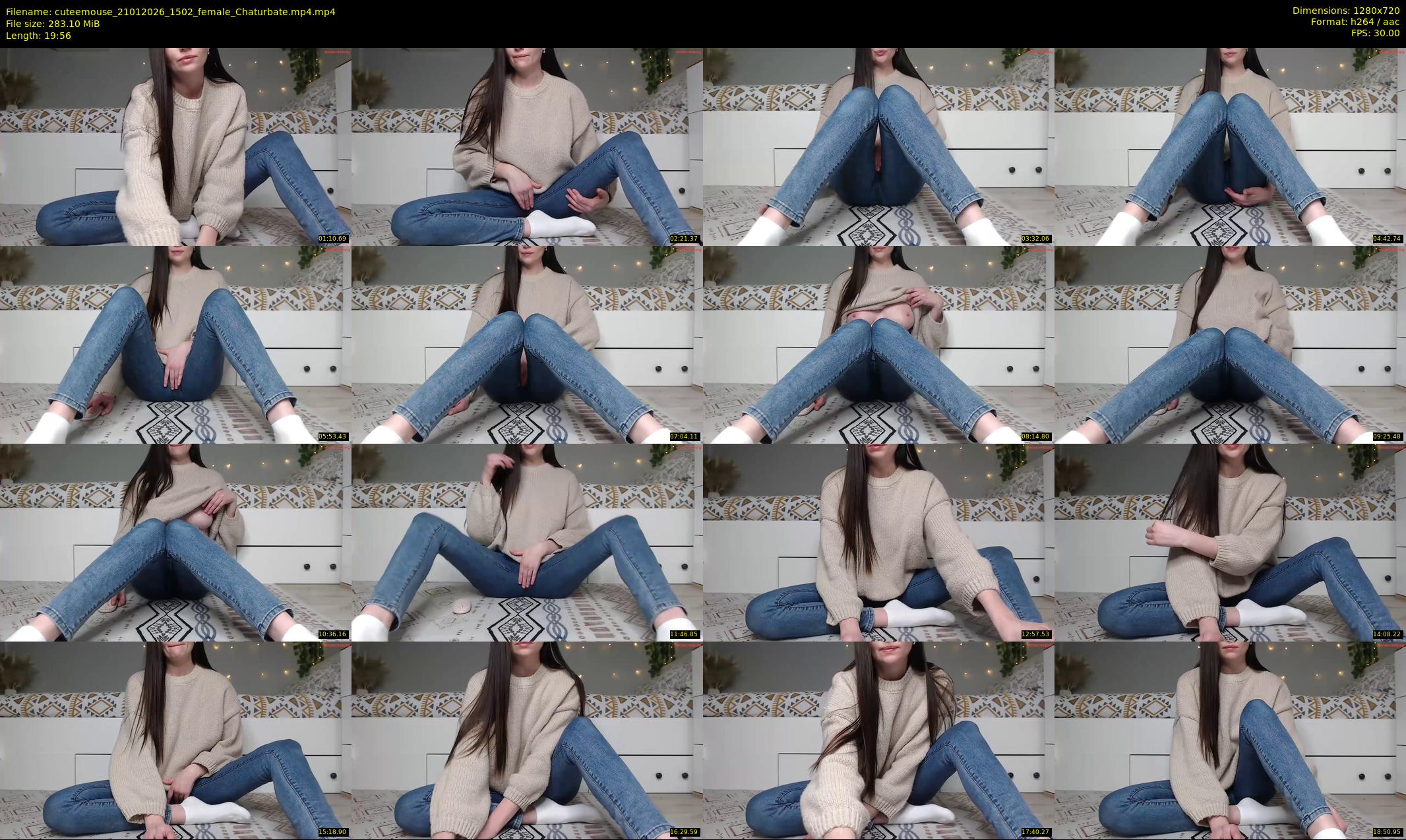 cuteemouse — 20 minute Chaturbate female cam show recording, 720p, Jan 21, 2026