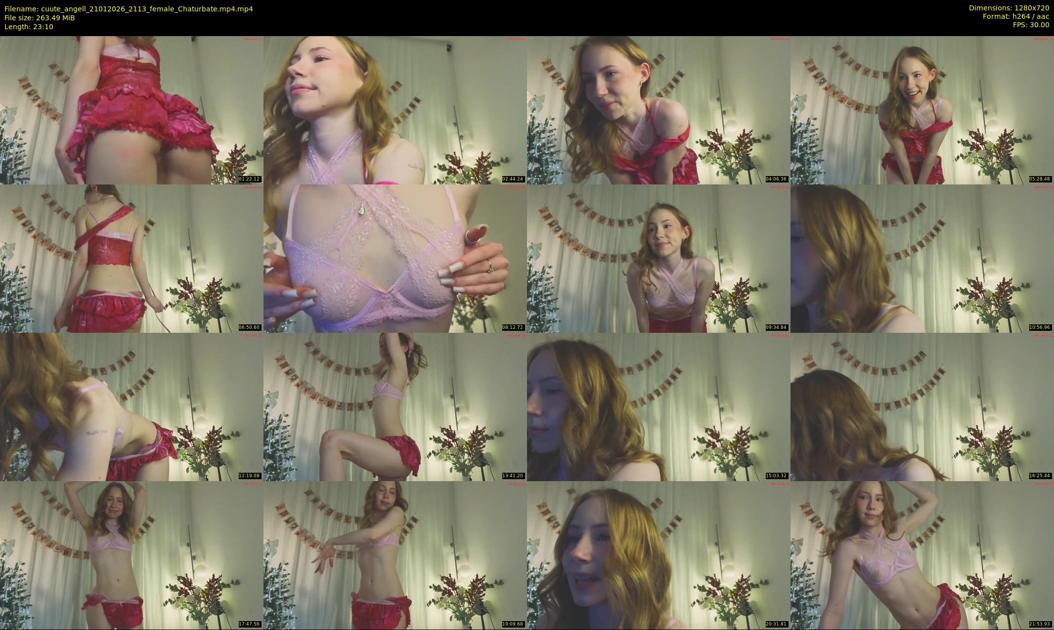 cuute_angell — 24 minute Chaturbate female cam show recording, 720p, Jan 21, 2026