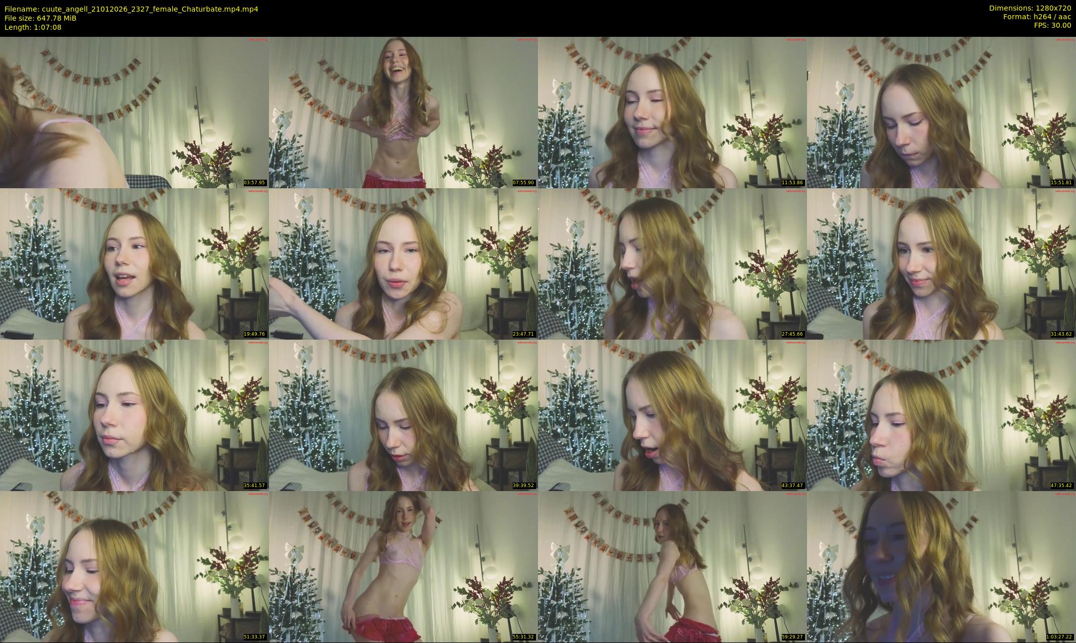 cuute_angell — 68 minute Chaturbate female cam show recording, 720p, Jan 21, 2026